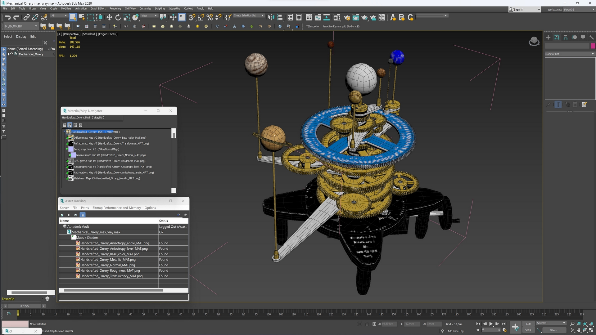 Mechanical Orrery 3D