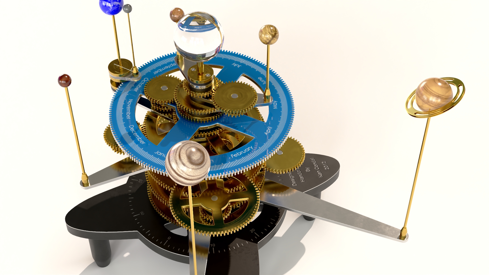 Mechanical Orrery 3D