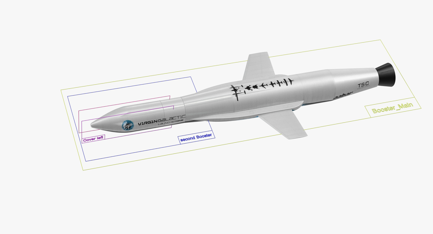 Virgin Galactic Rocket 3D