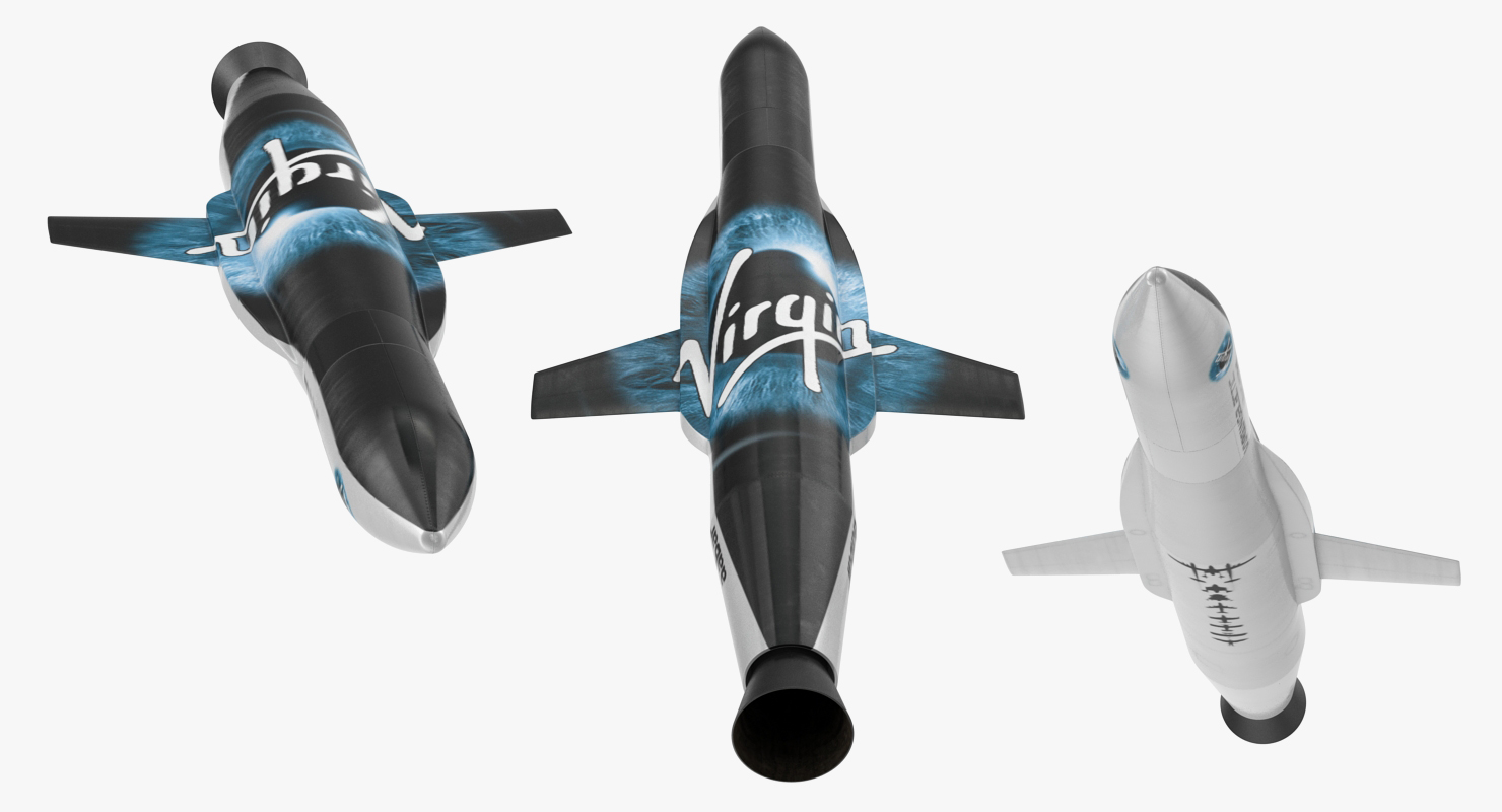 Virgin Galactic Rocket 3D