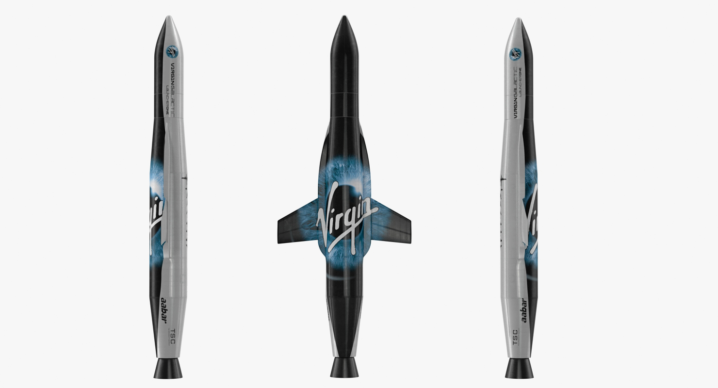 Virgin Galactic Rocket 3D