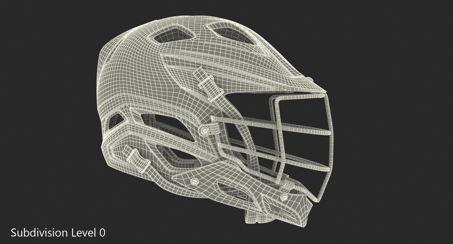 3D model Lacrosse Helmet