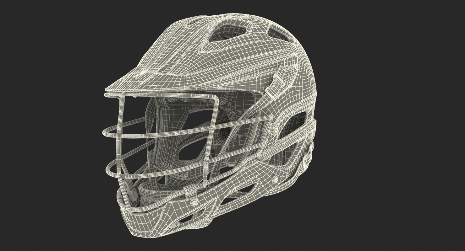 3D model Lacrosse Helmet