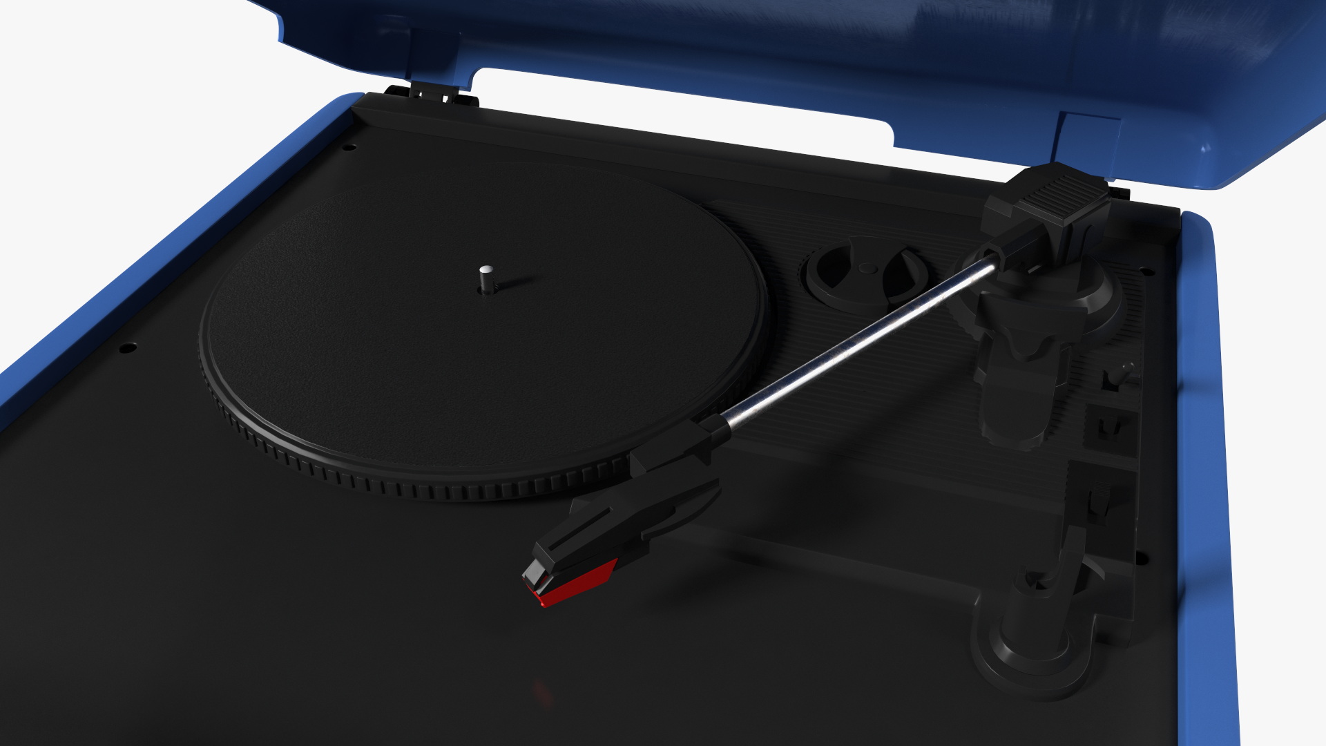 Victrola Blue Retro Turntable 3D model