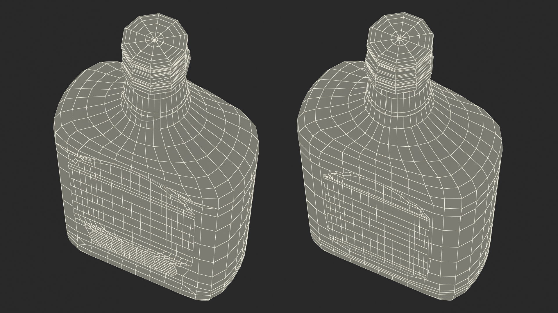 Rum Bottle 60 vol 3D