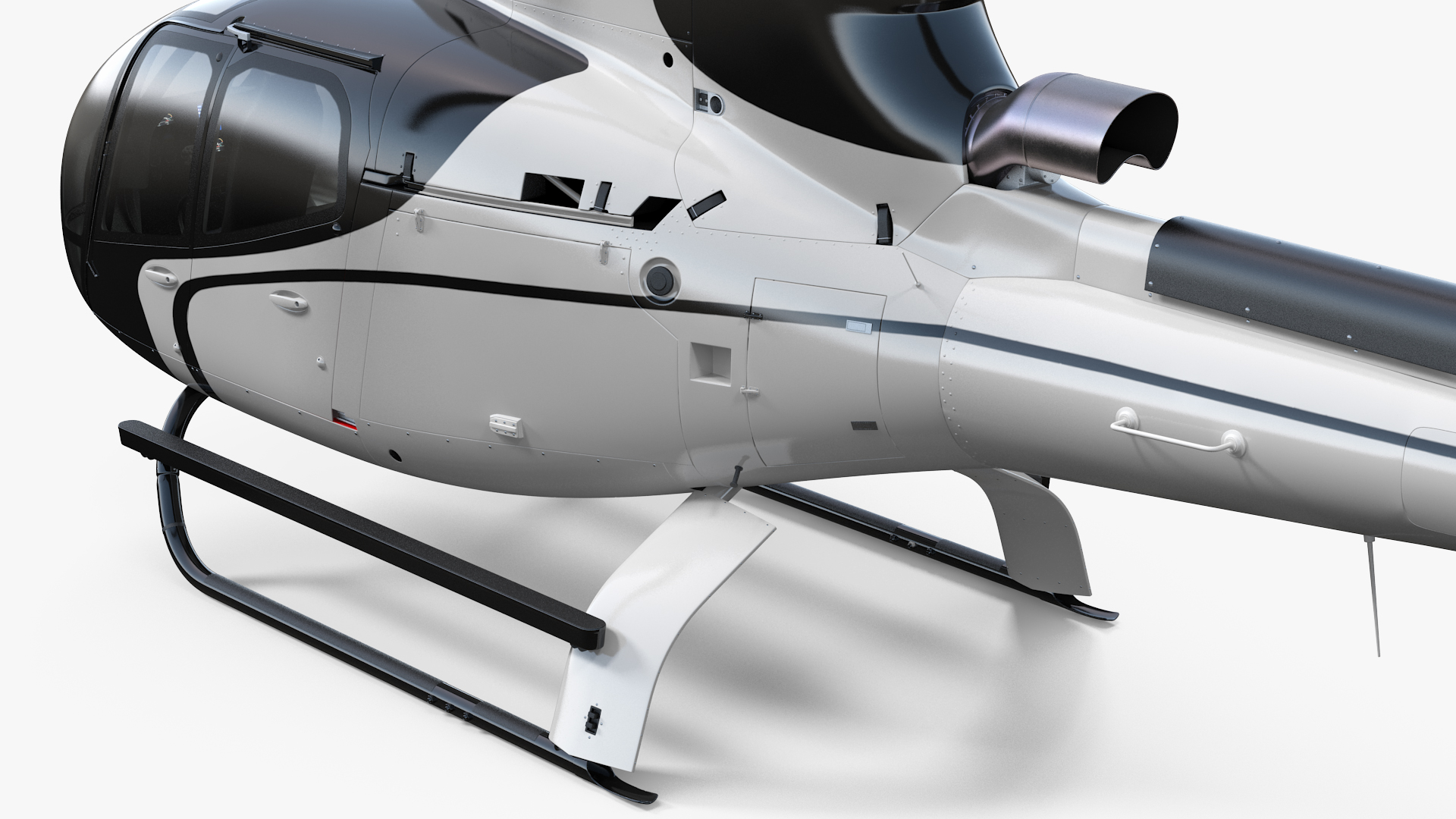 Light Civil Helicopter 3D