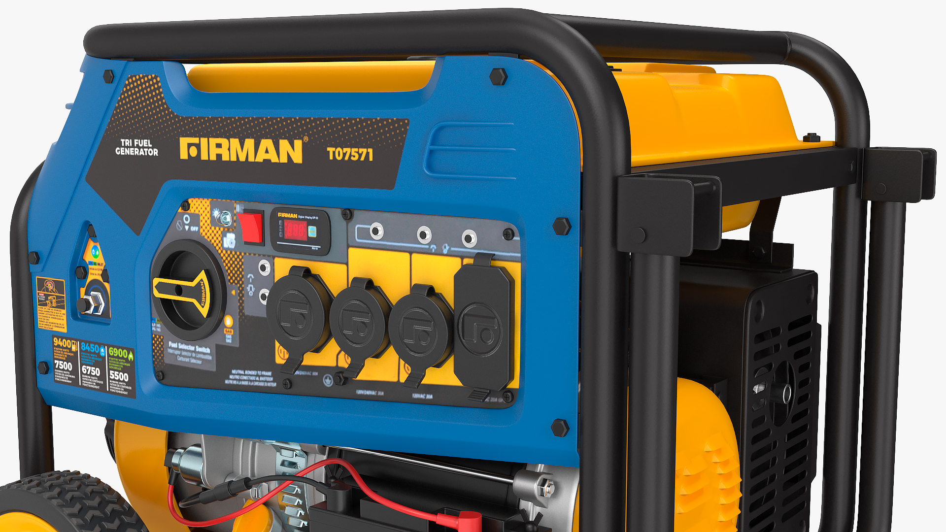 FIRMAN T07571 Tri Fuel Generator 3D