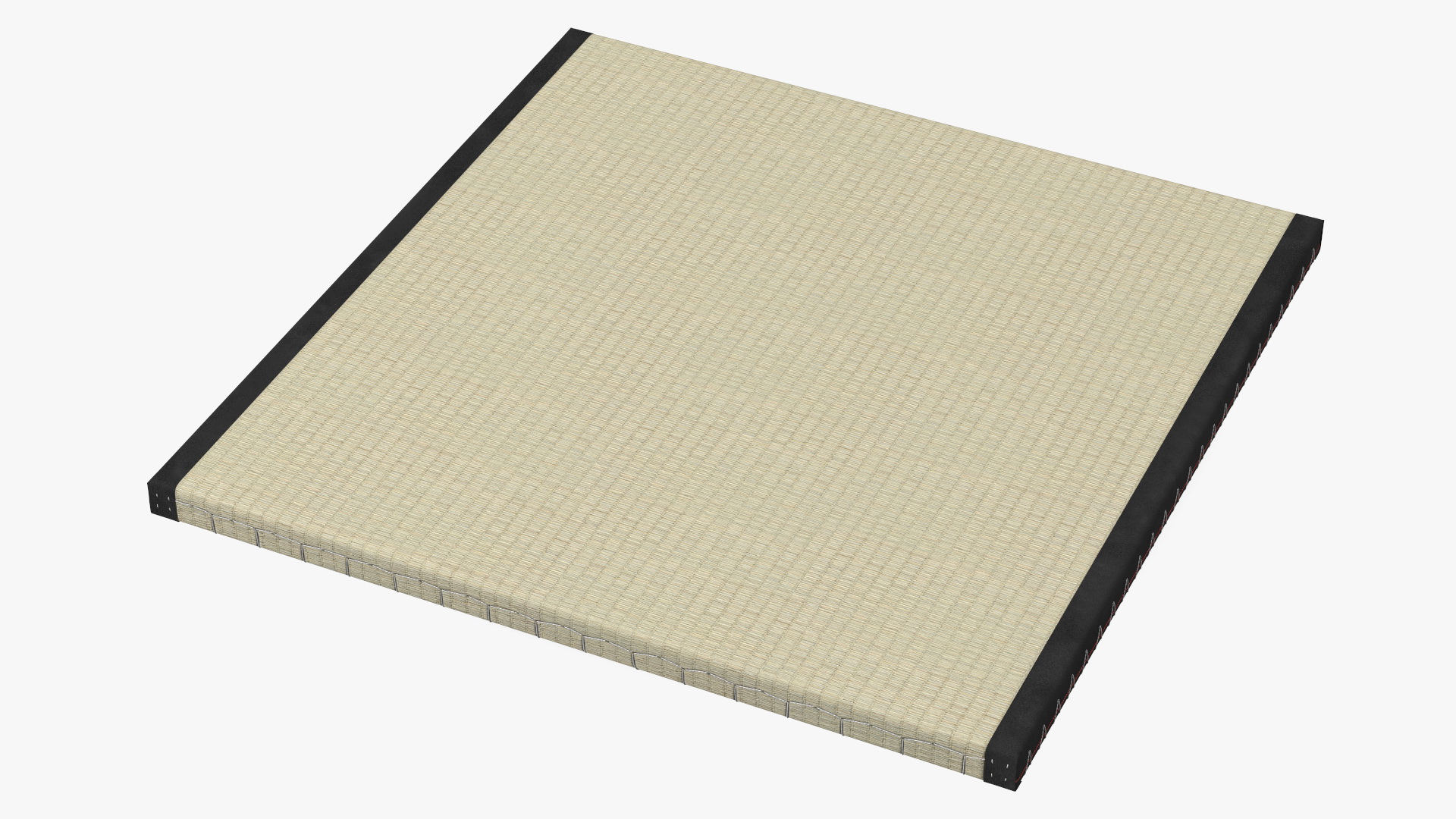 3D model Traditional Tatami Straw Mat Square