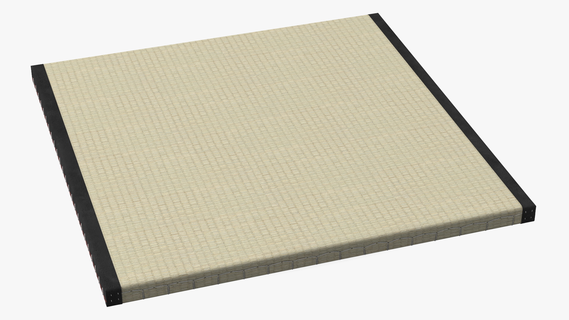 3D model Traditional Tatami Straw Mat Square