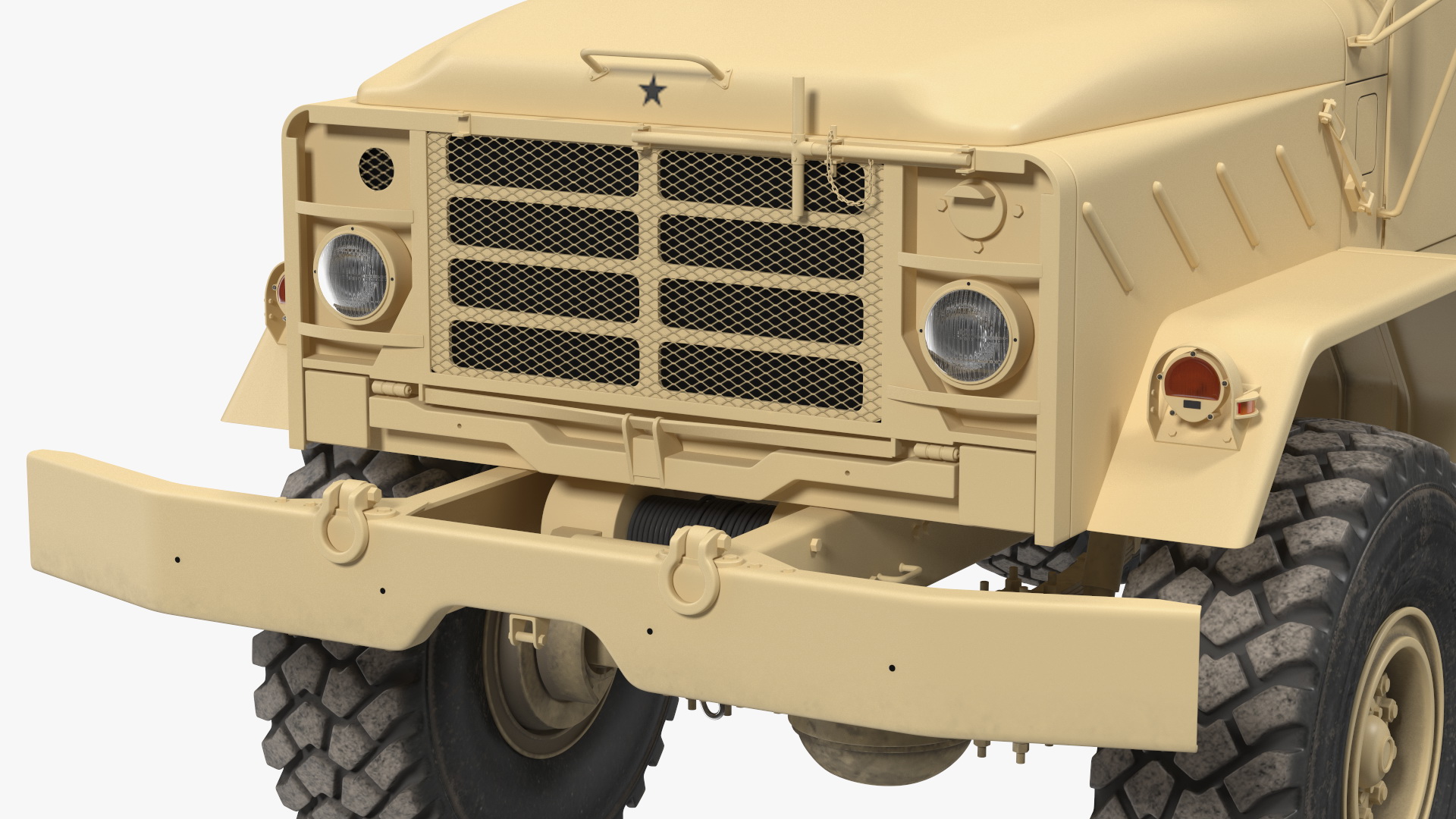 3D model M939 Military Dump Truck Light