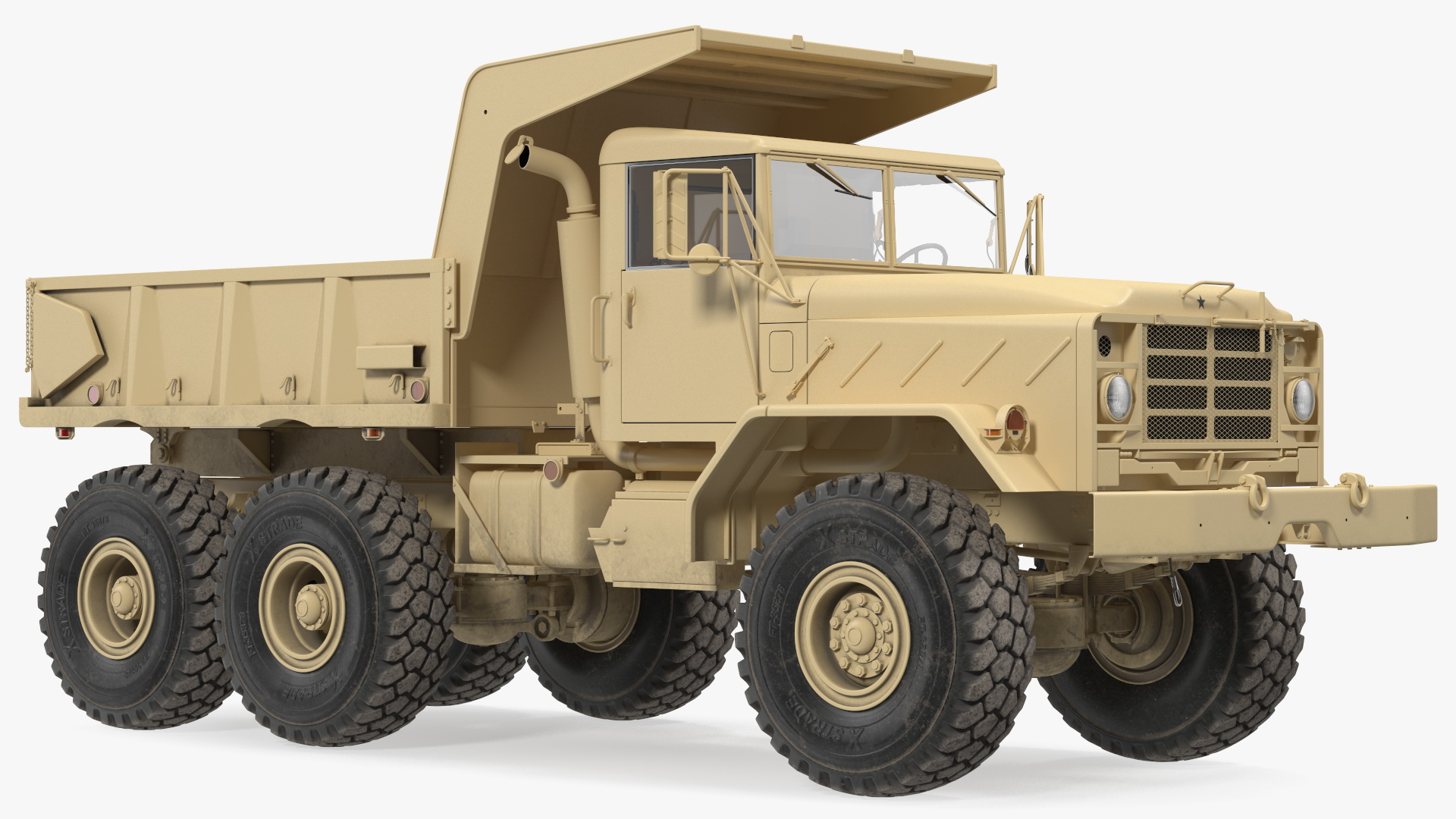 3D model M939 Military Dump Truck Light