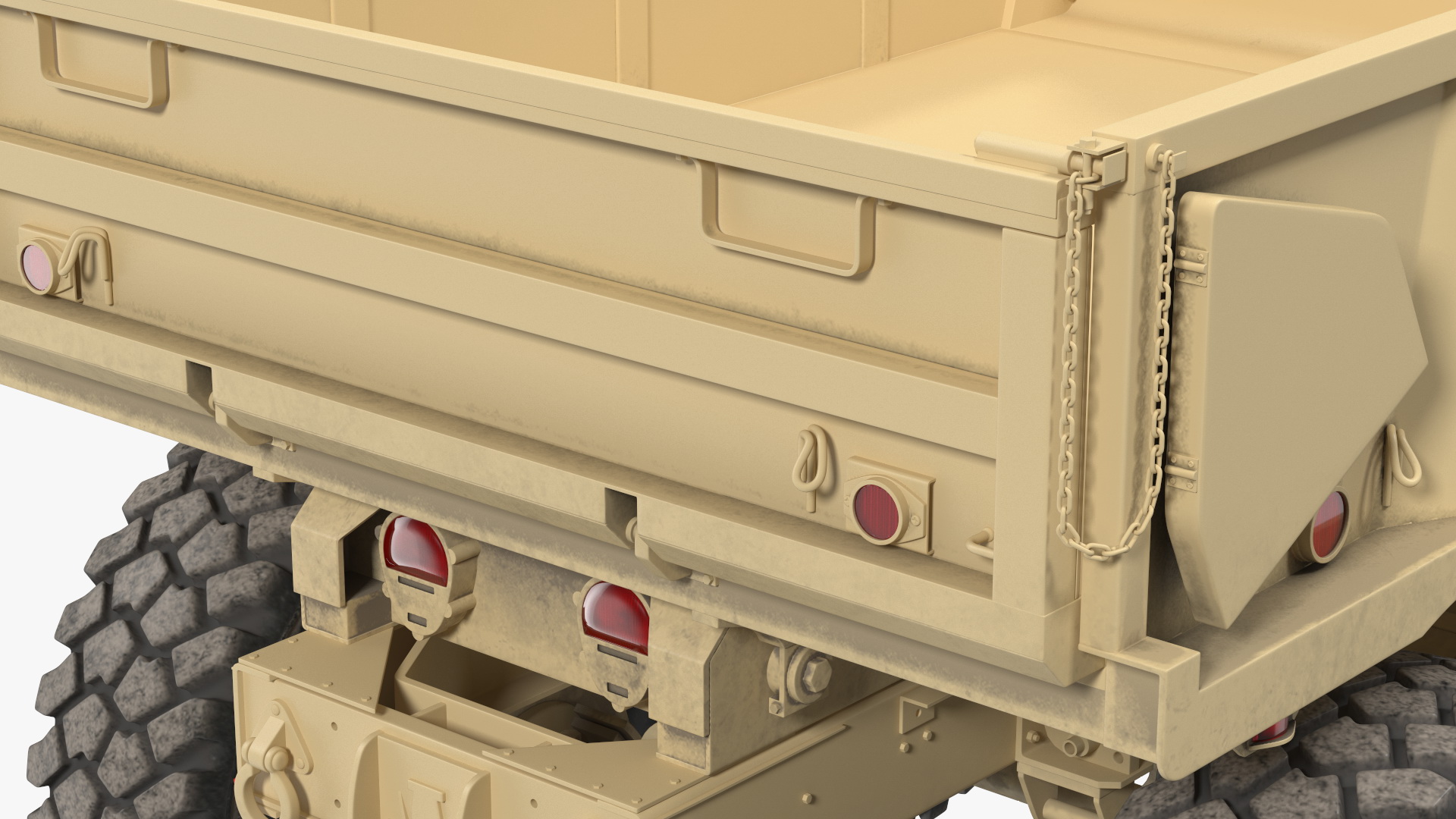 3D model M939 Military Dump Truck Light