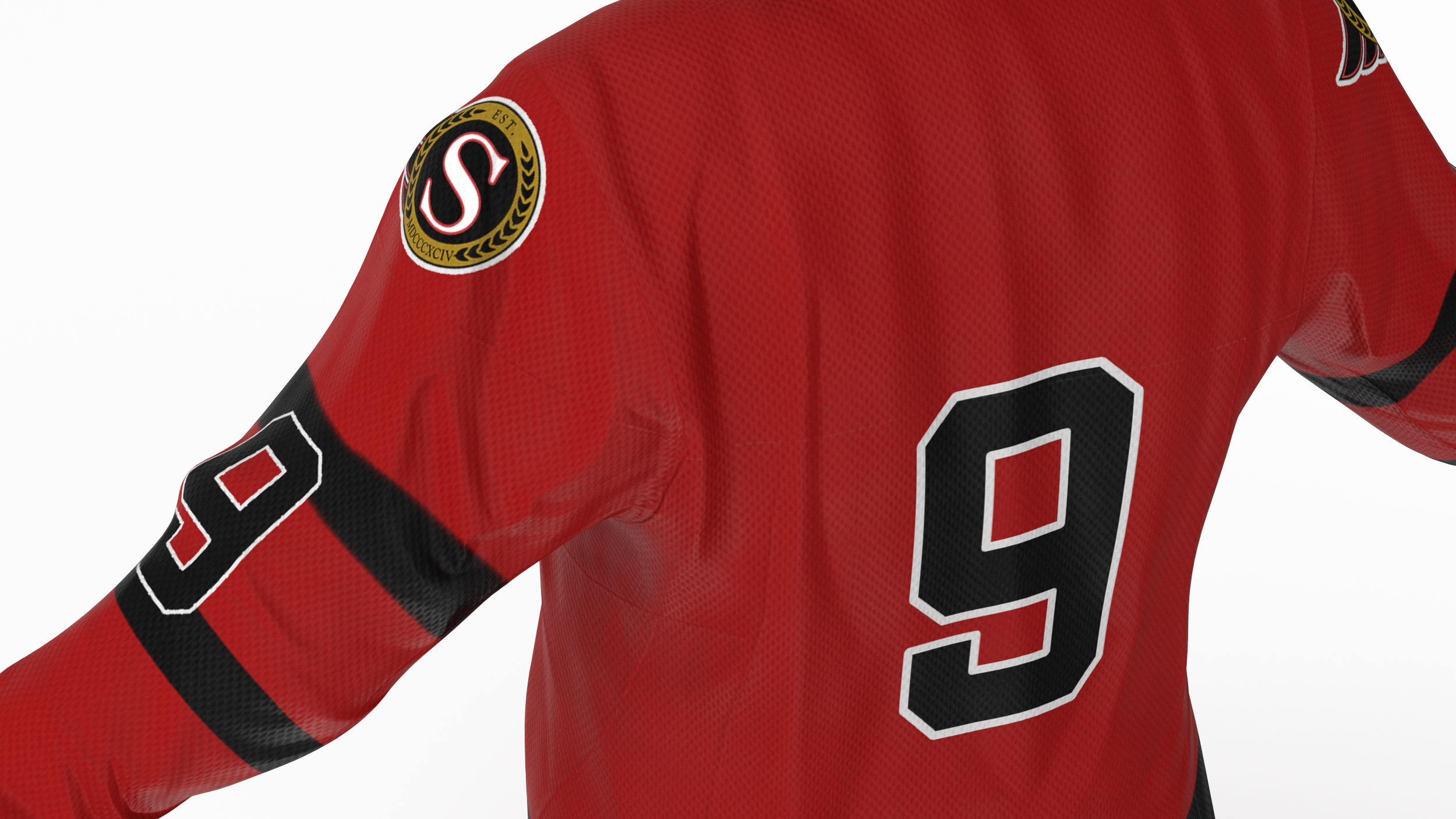 Hockey Jersey Ottawa Senators 3D model