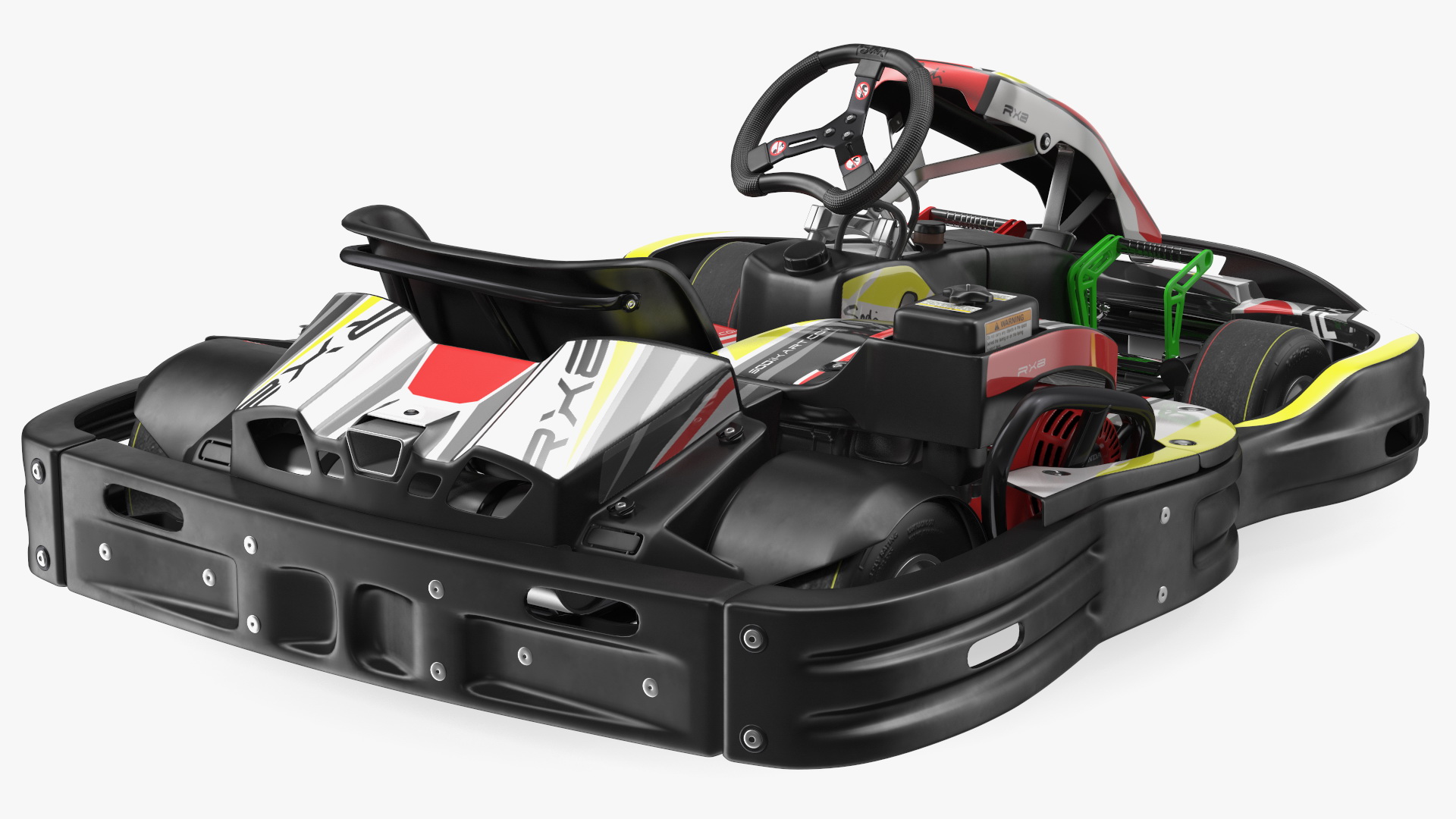 3D model SODI RX8 Kart Rigged