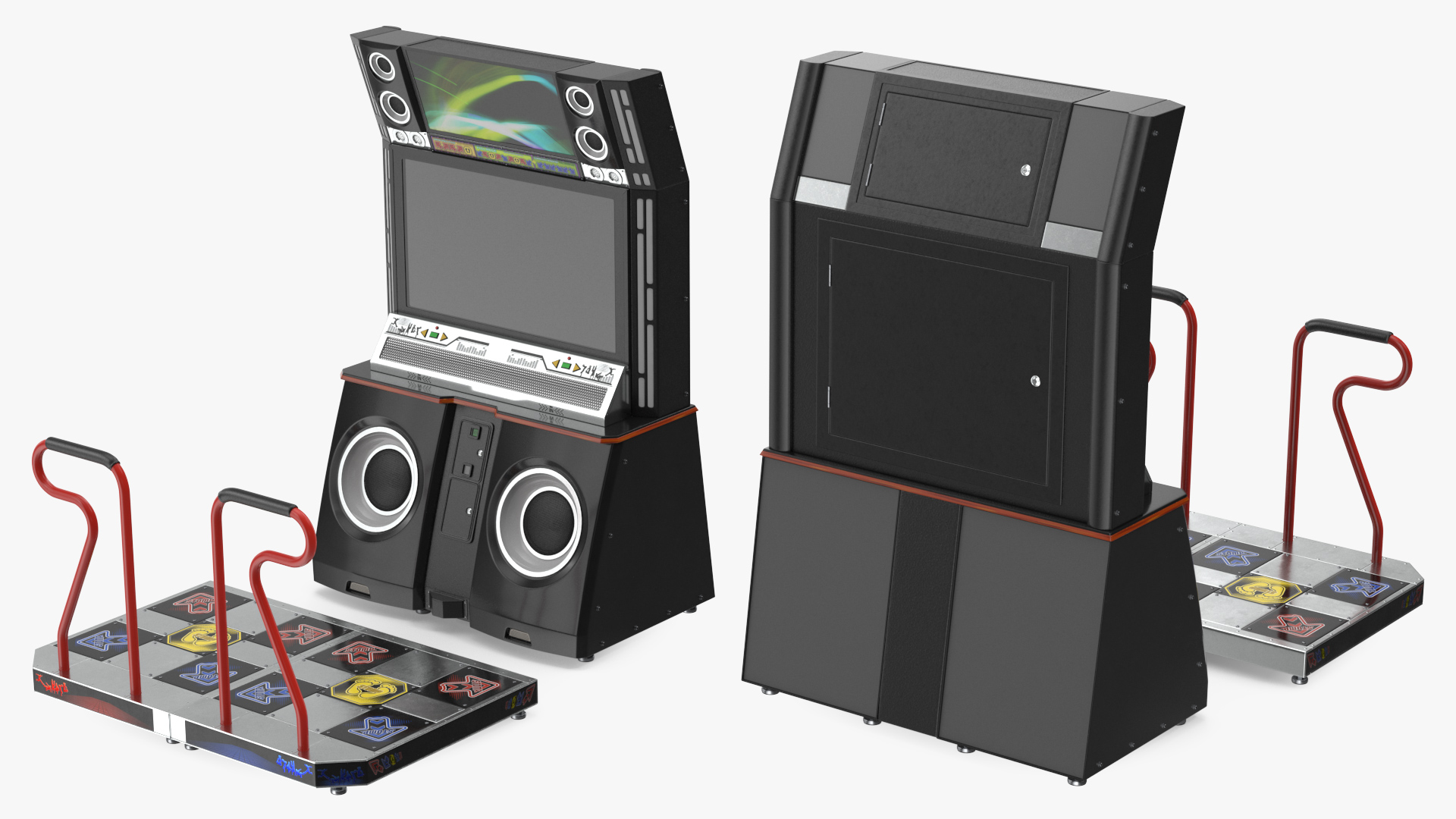 3D model Dance Arcade Machine