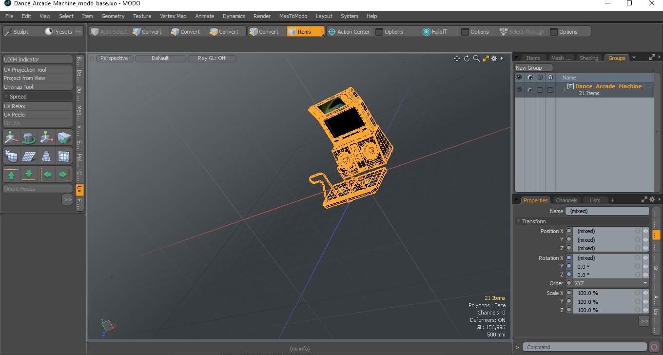 3D model Dance Arcade Machine