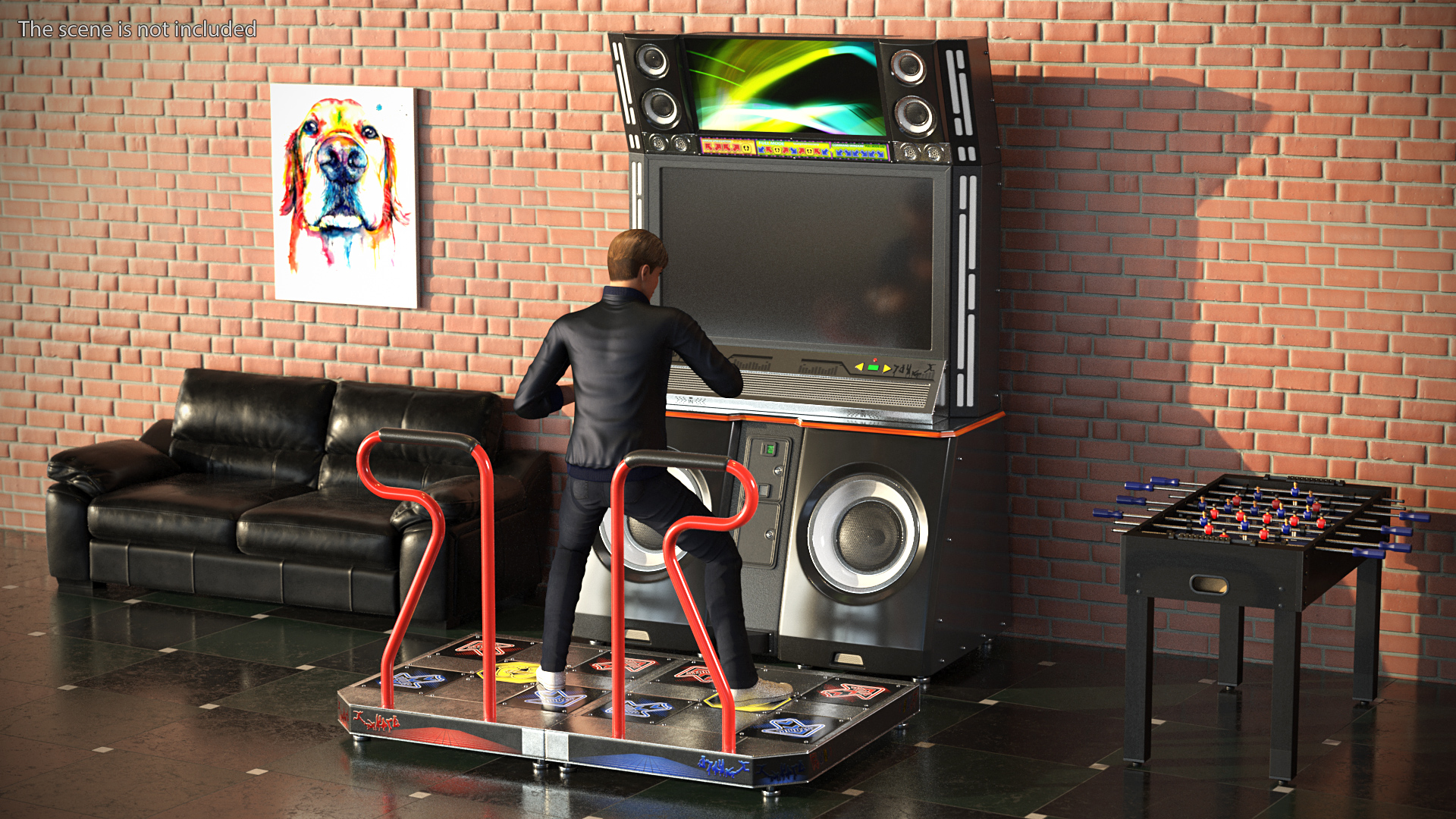 3D model Dance Arcade Machine