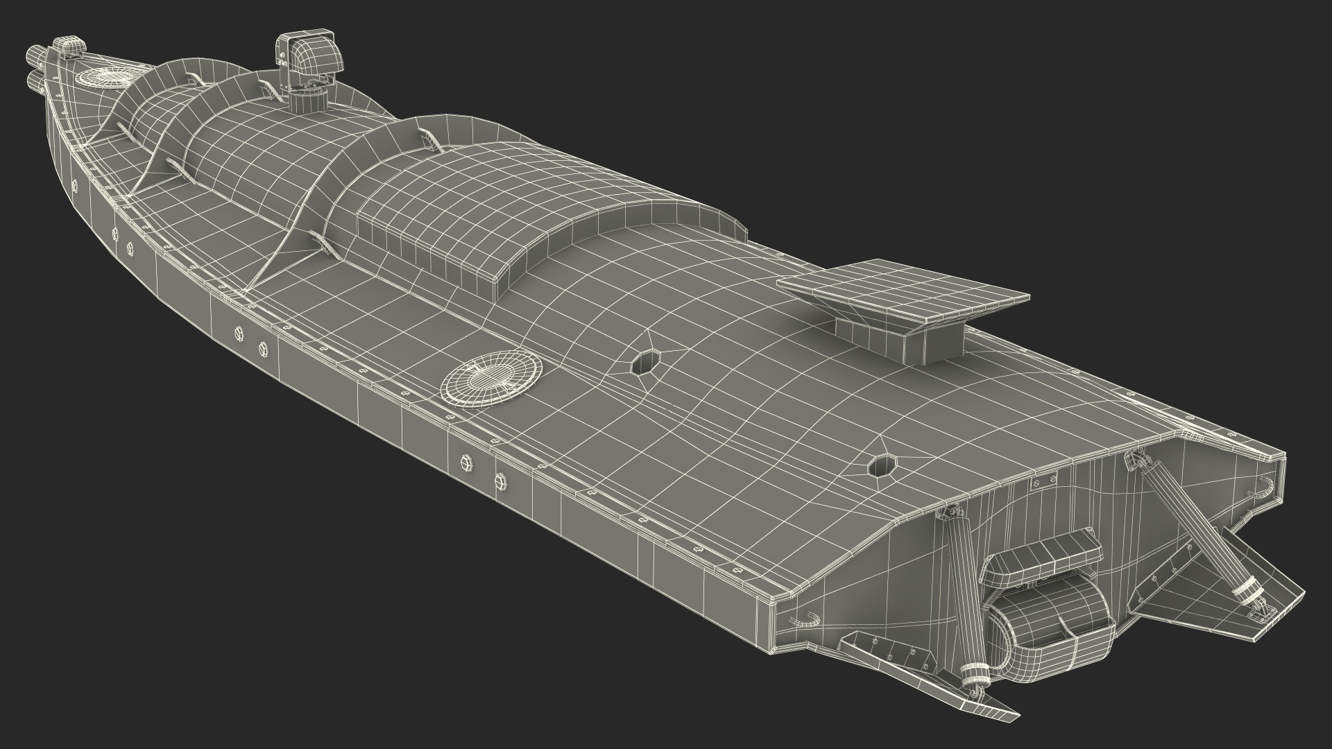 USV Drone 3D model