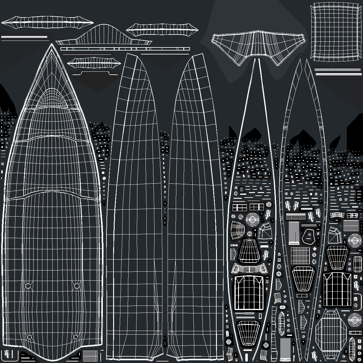 USV Drone 3D model