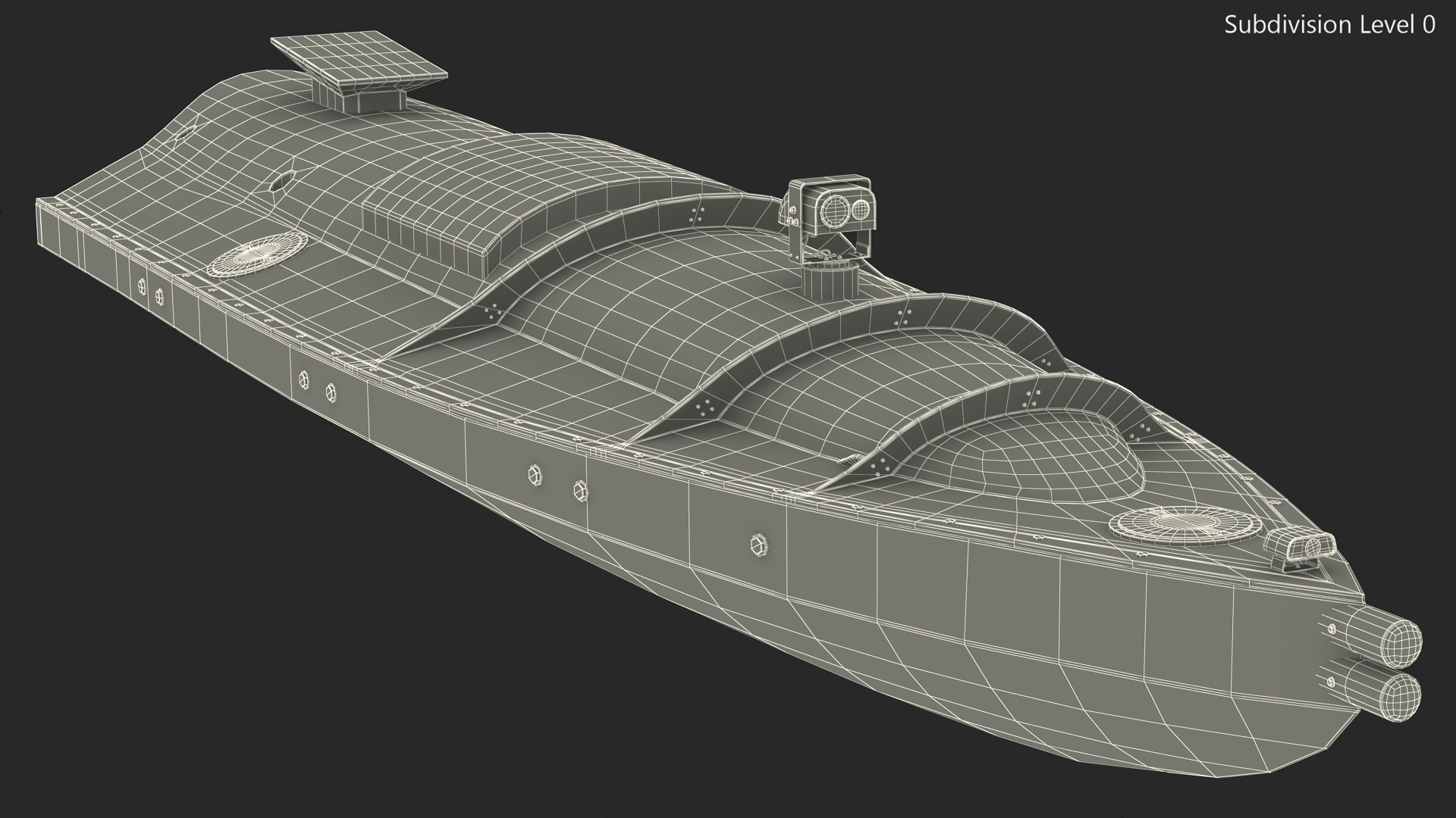 USV Drone 3D model