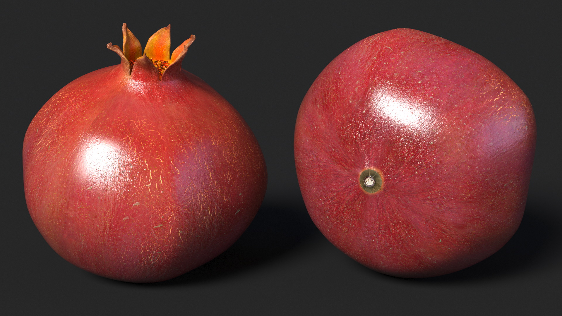 Pomegranate Fruit 3D