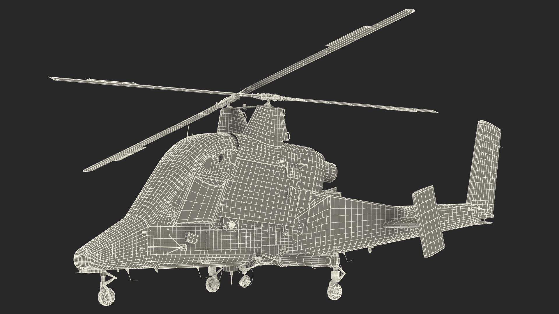 Synchropter Helicopter 3D