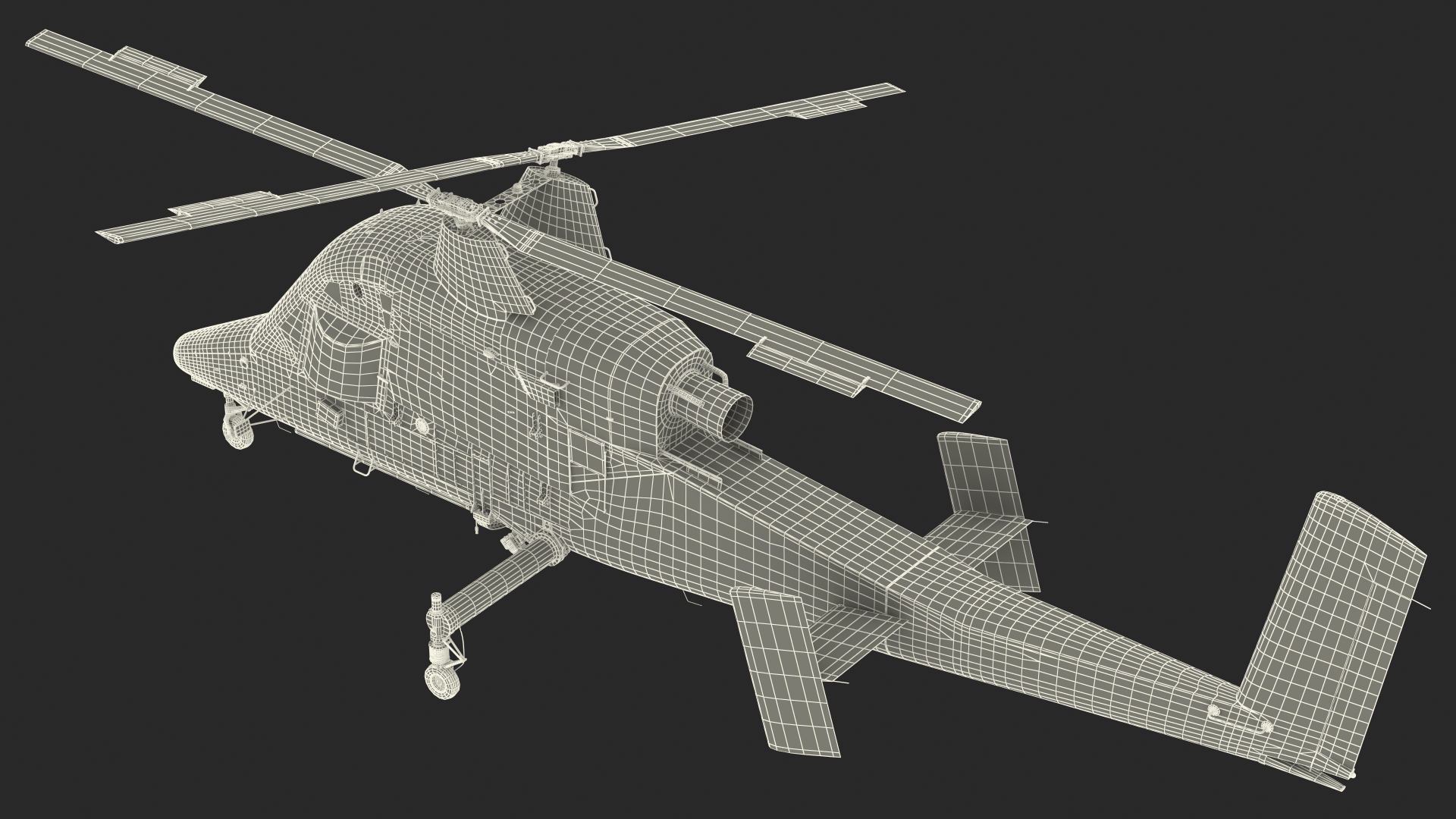 Synchropter Helicopter 3D