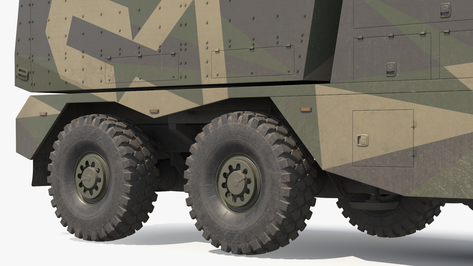 3D model Self-Propelled Morana Howitzer Gun in Dirty Rigged