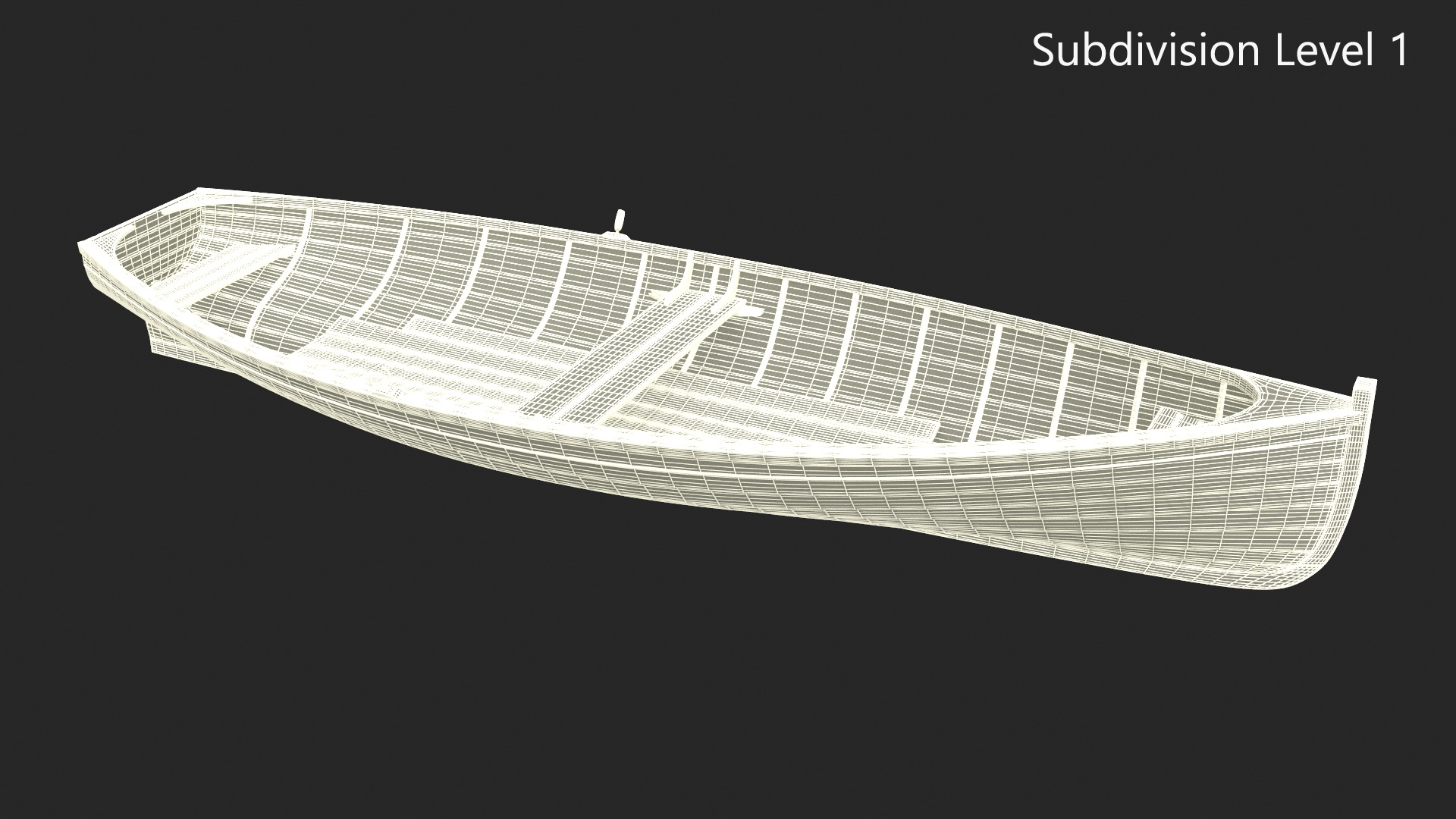 Whitehall Rowboat 3D