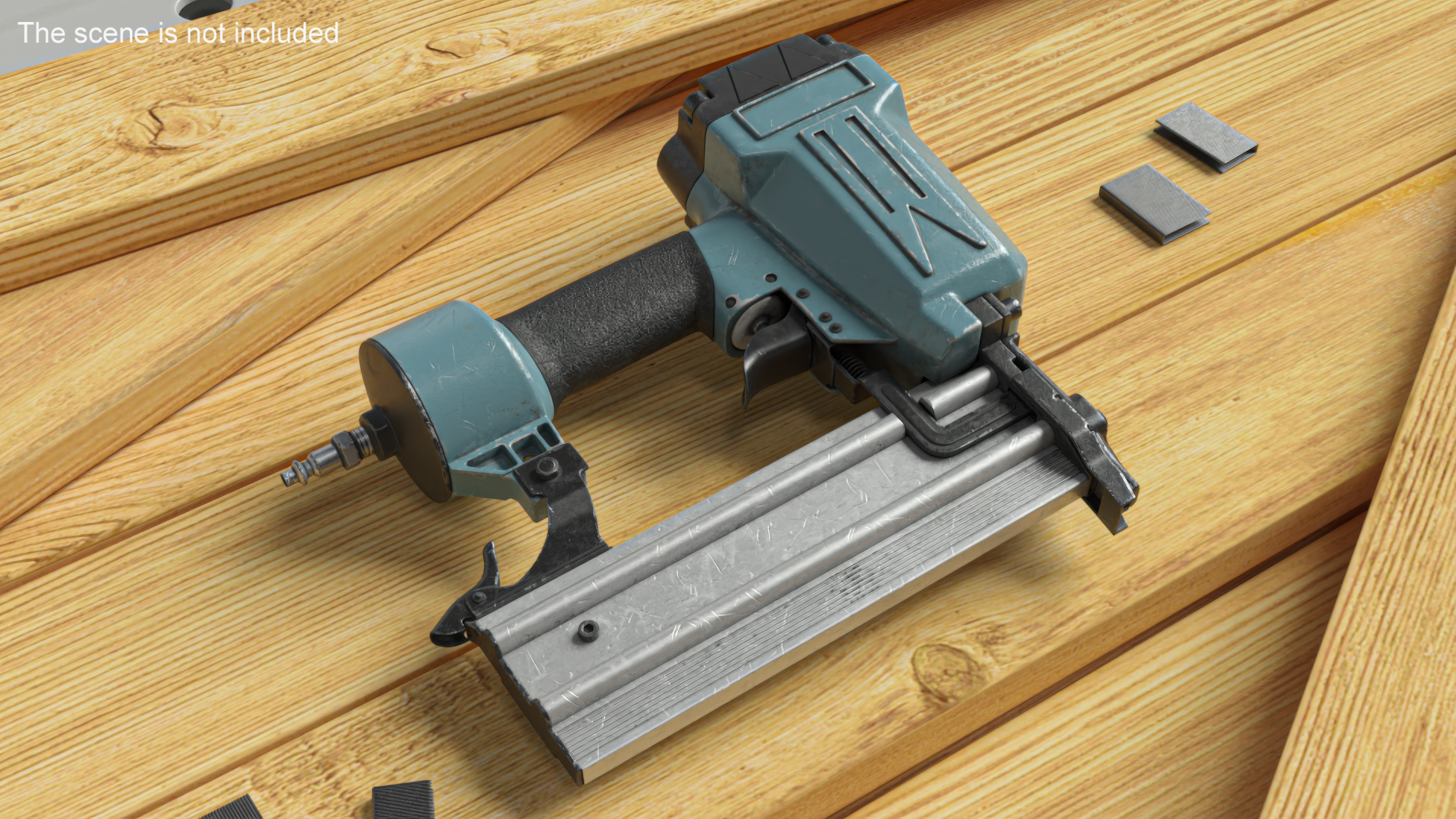 3D Pneumatic Nailer and Stapler model