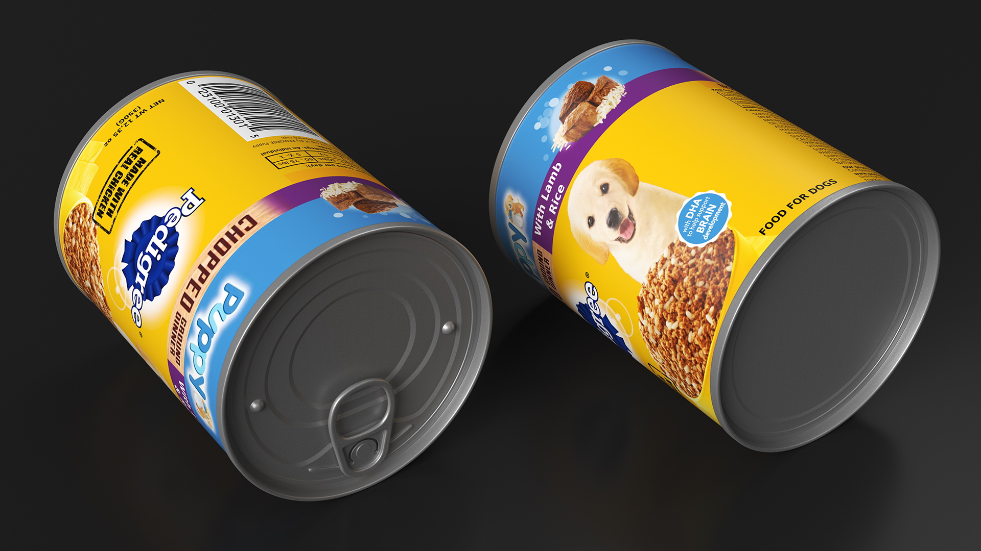 3D Pedigree Puppy Canned Food