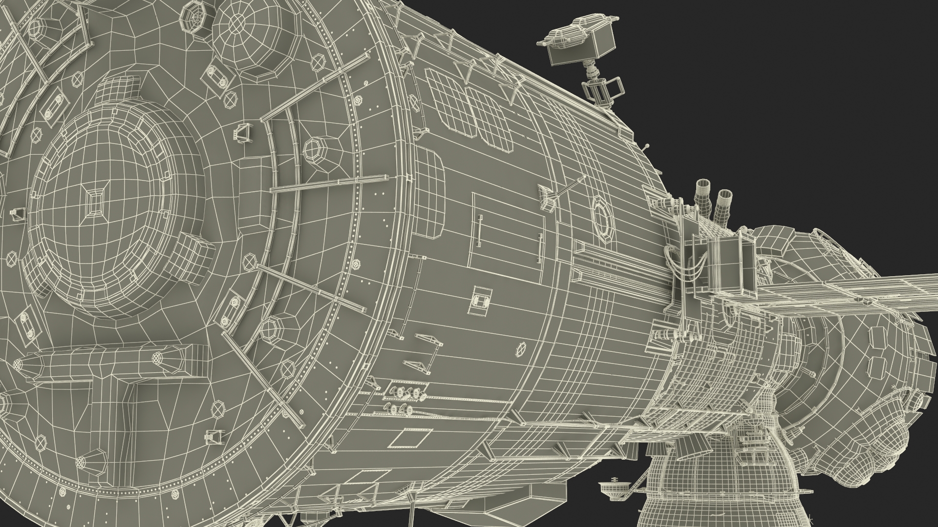 3D model Airlock Module for ROS Station