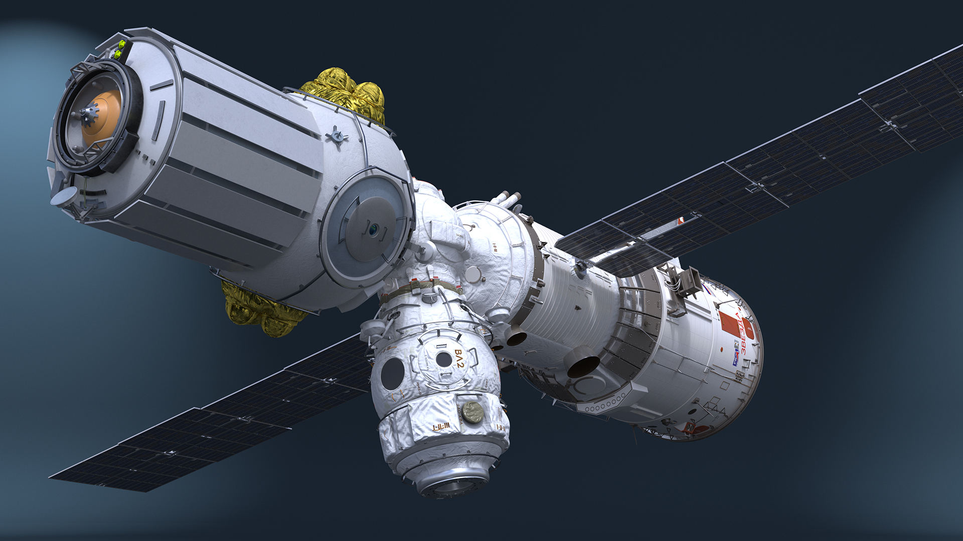 3D model Airlock Module for ROS Station