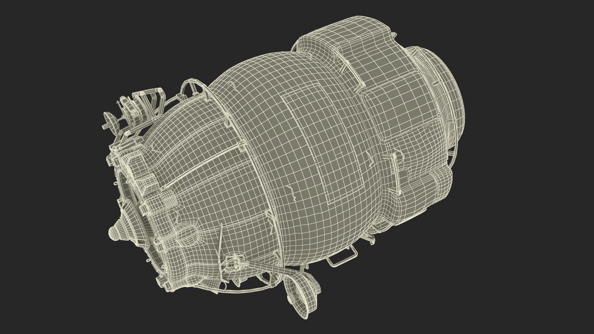 3D model Airlock Module for ROS Station