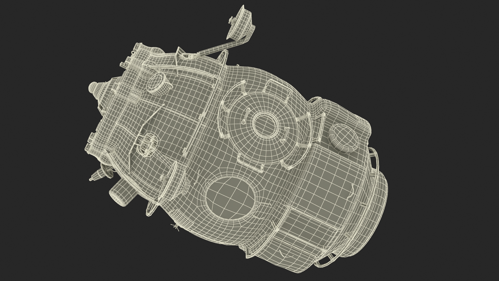 3D model Airlock Module for ROS Station