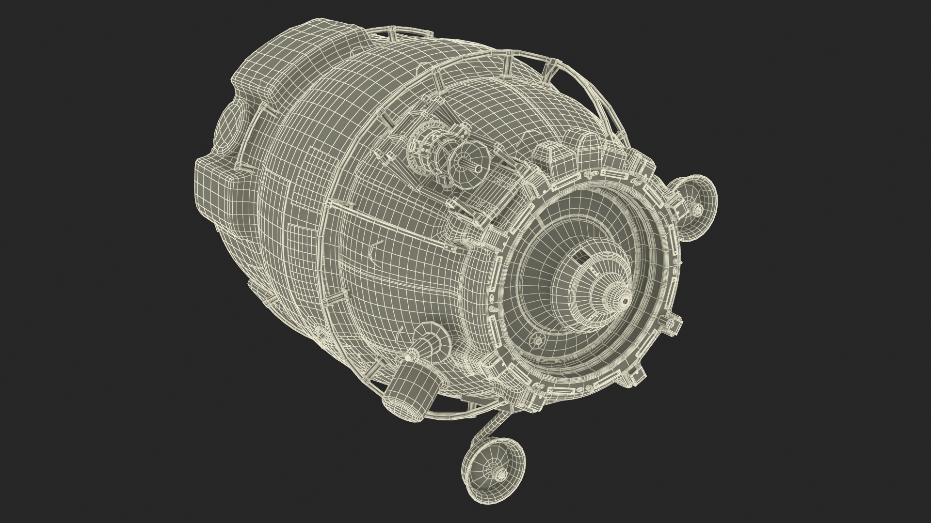 3D model Airlock Module for ROS Station