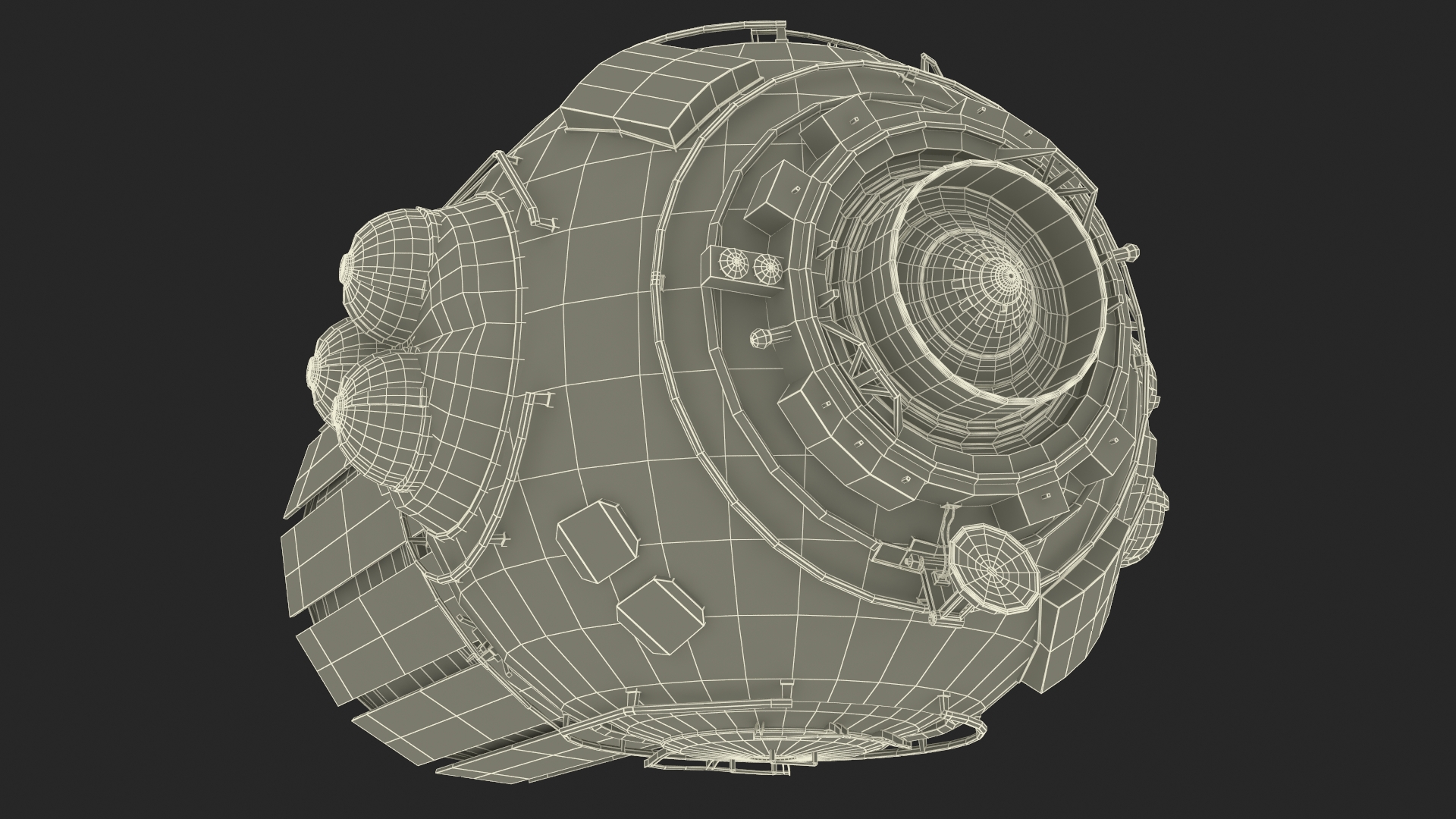 3D model Airlock Module for ROS Station