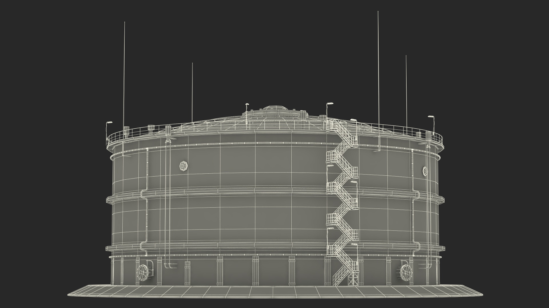 3D Oil Storage Reservoir