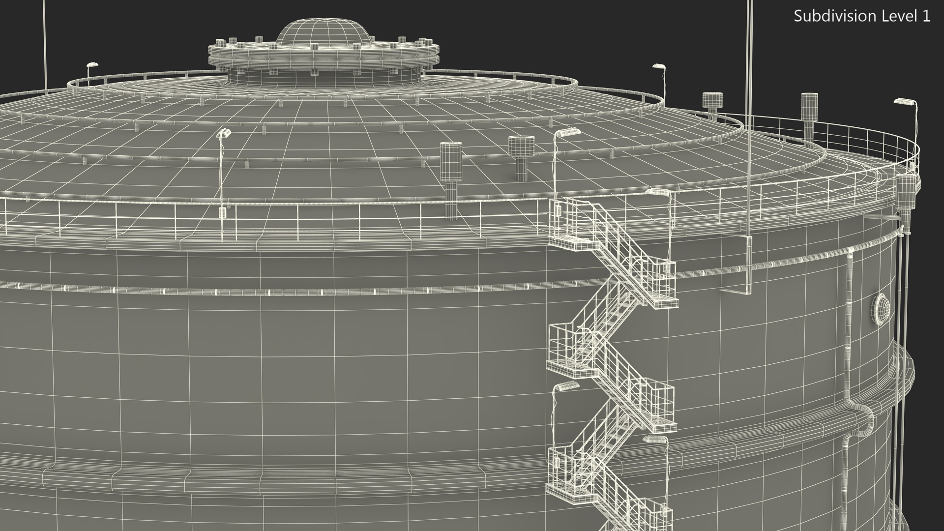 3D Oil Storage Reservoir