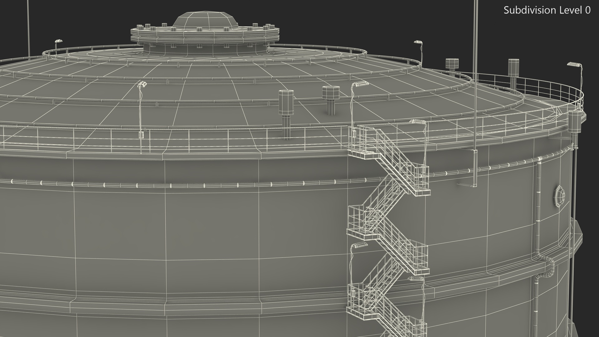 3D Oil Storage Reservoir