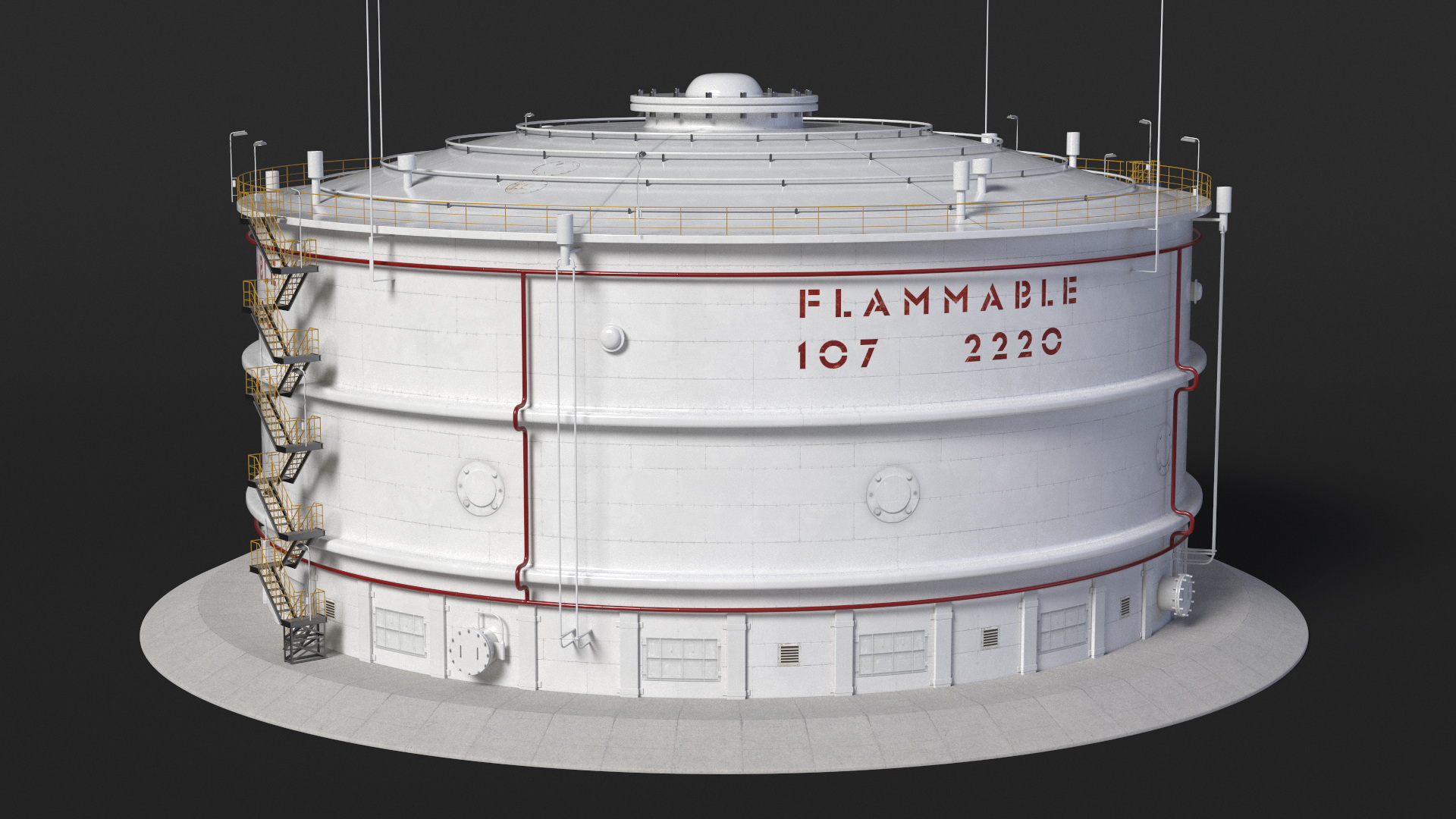 3D Oil Storage Reservoir