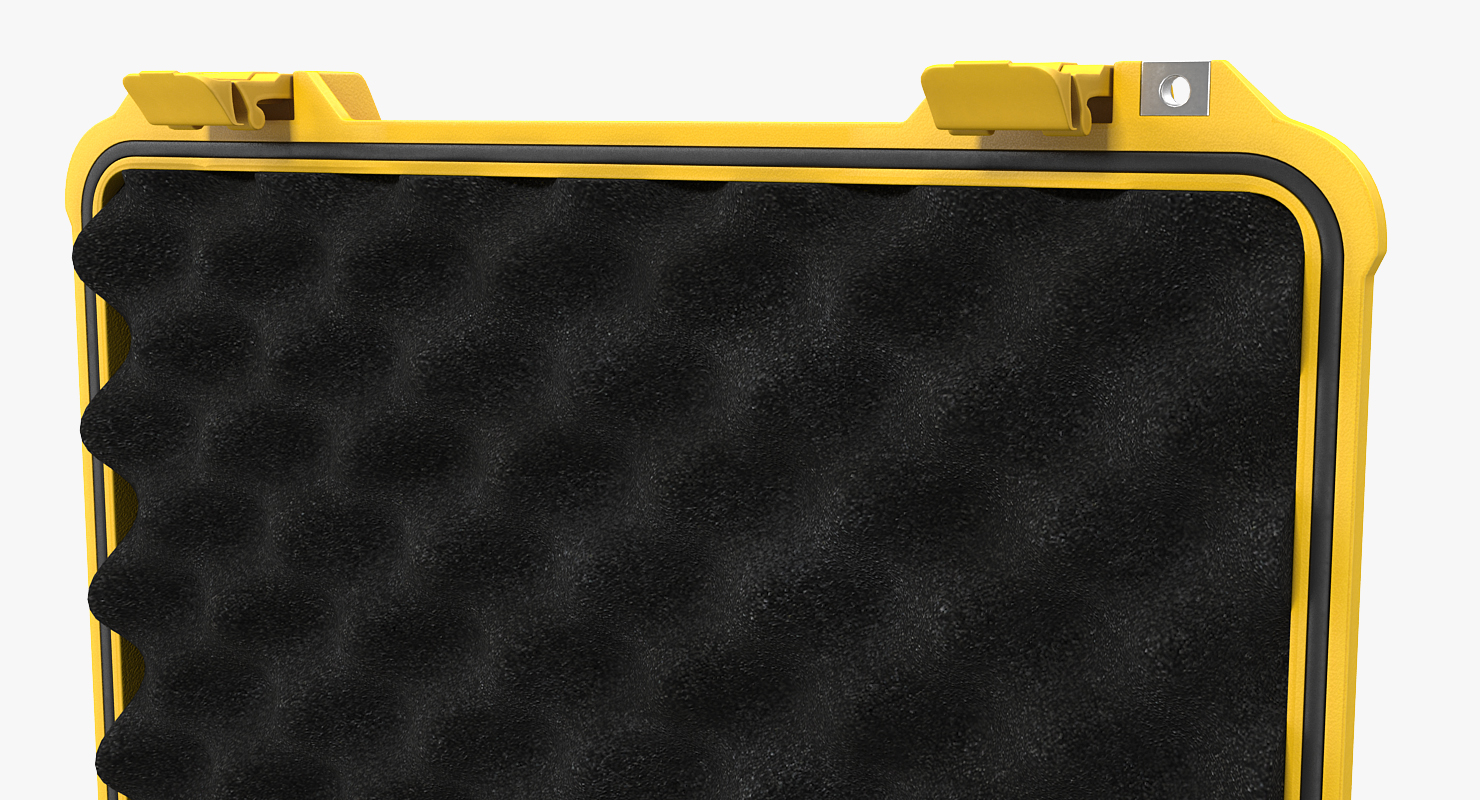 3D model Pelican Case Photo Foam Yellow