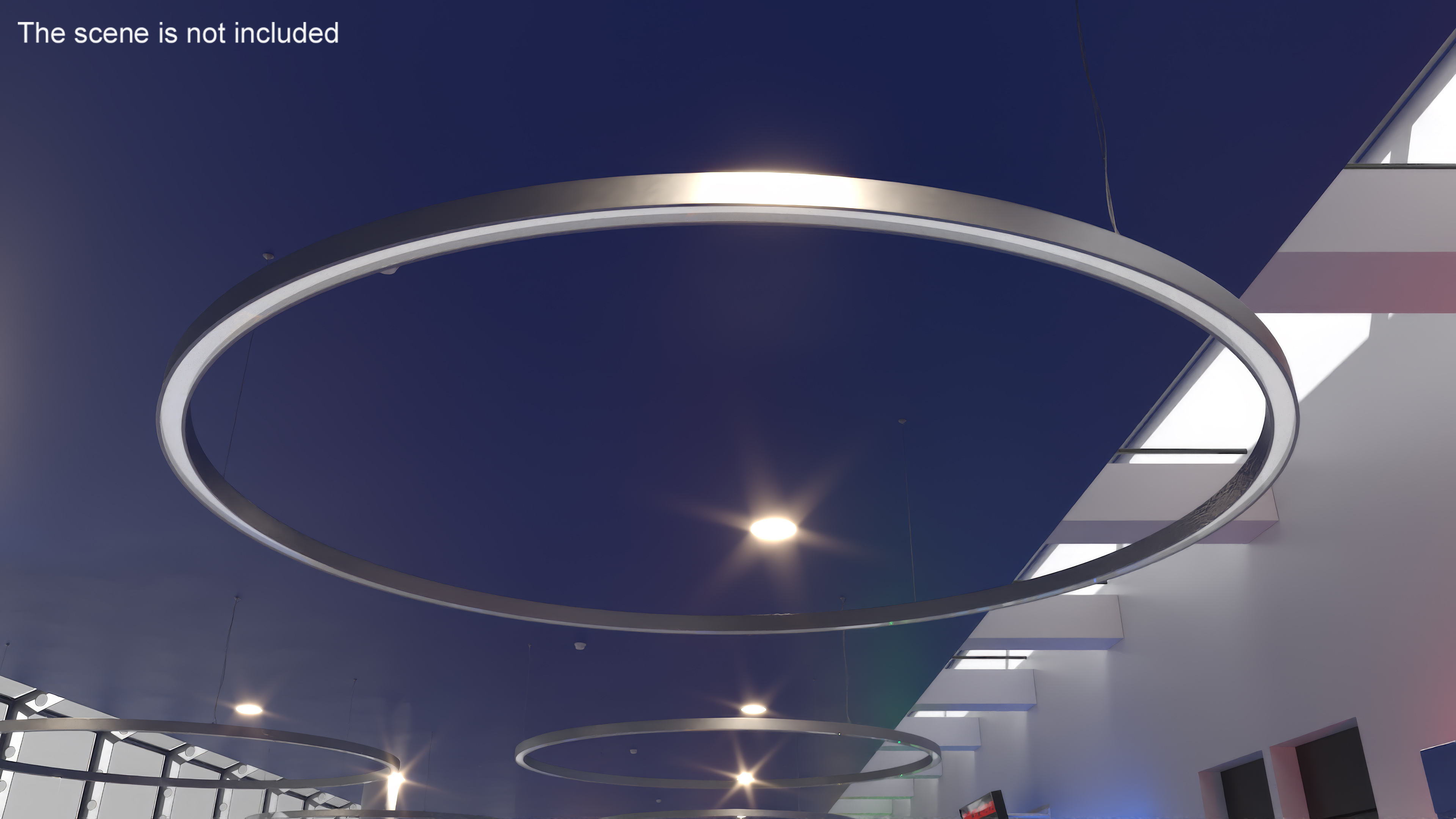 Circular Chandelier 3D model