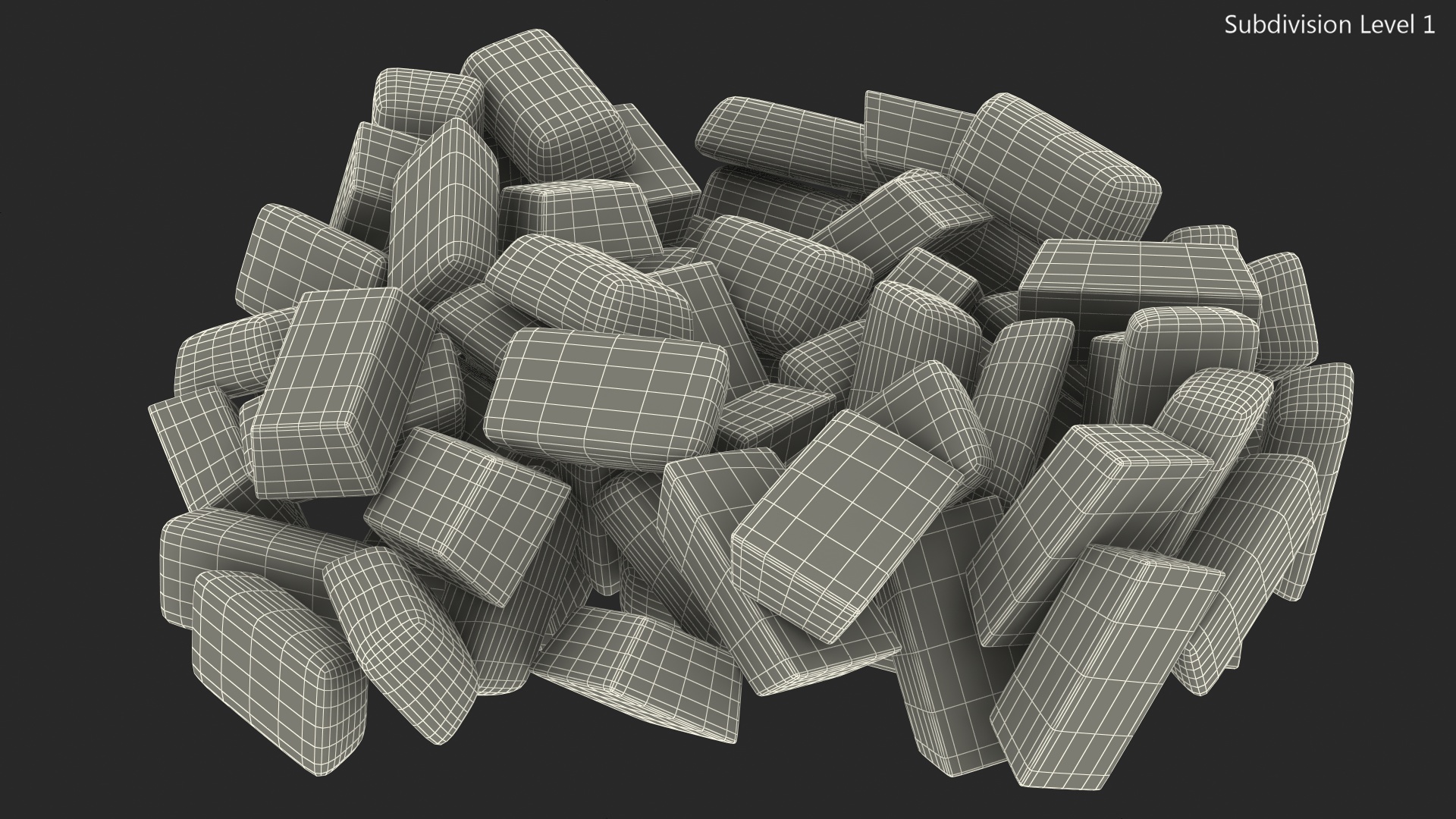 Ice Cubes 3D model