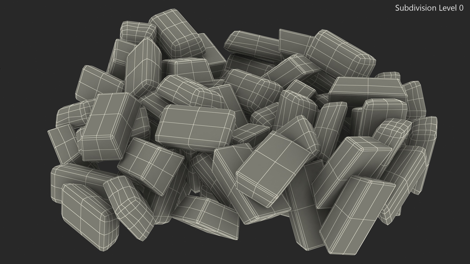 Ice Cubes 3D model