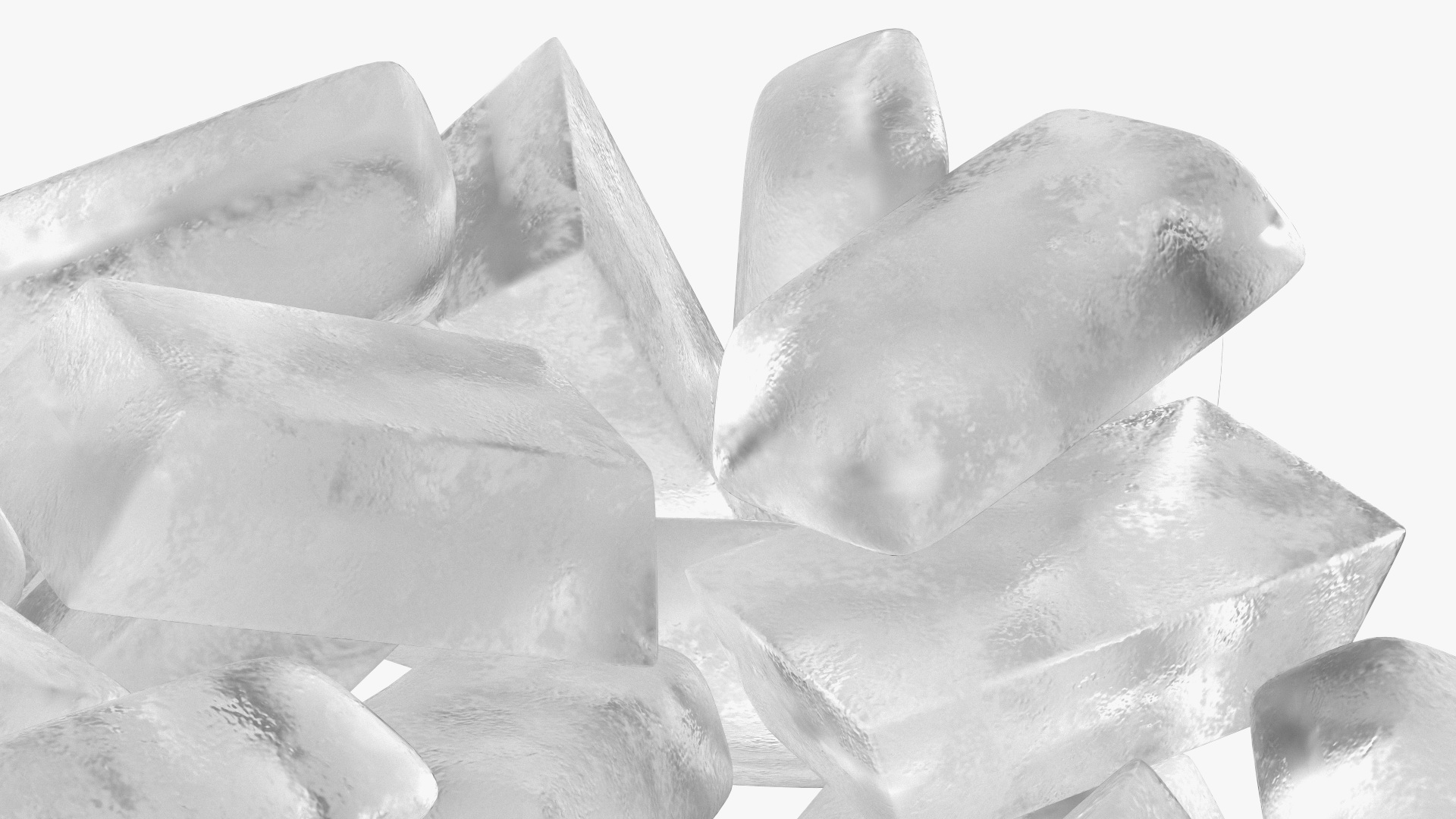 Ice Cubes 3D model