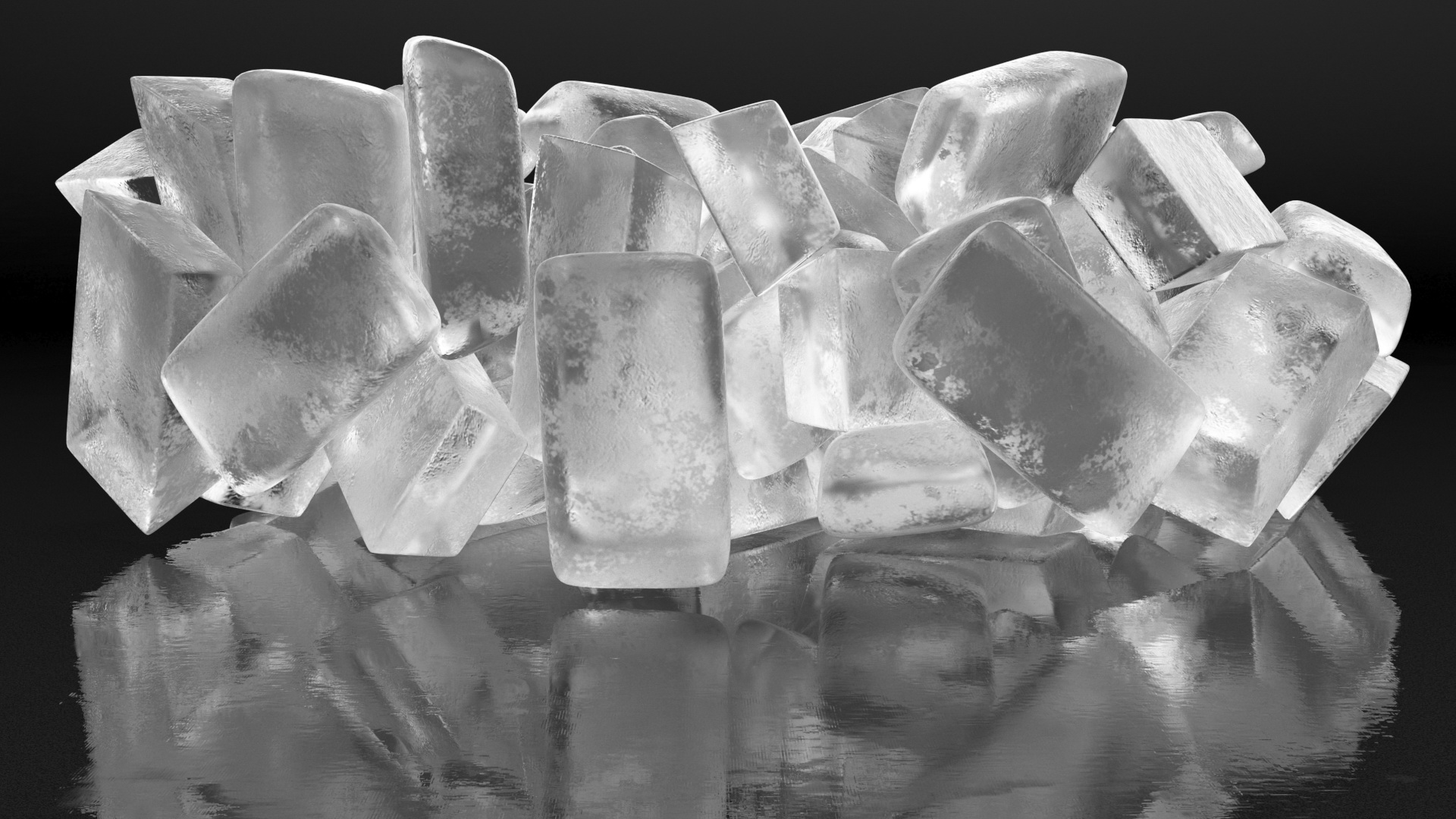 Ice Cubes 3D model