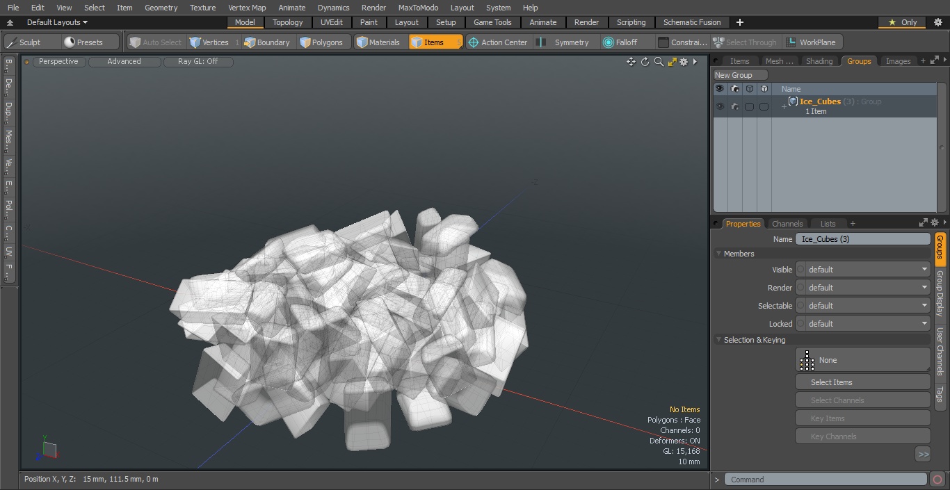 Ice Cubes 3D model