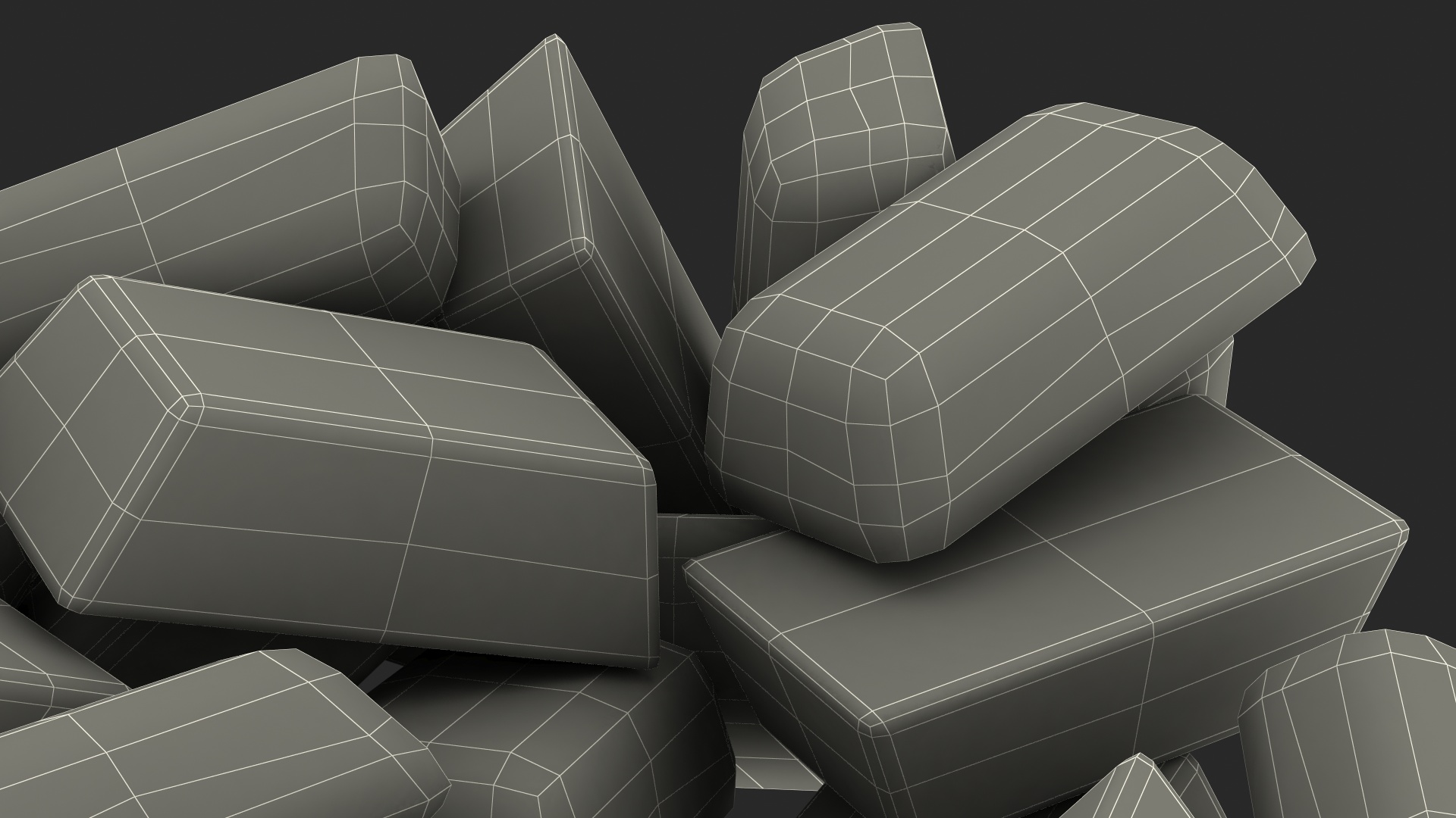 Ice Cubes 3D model