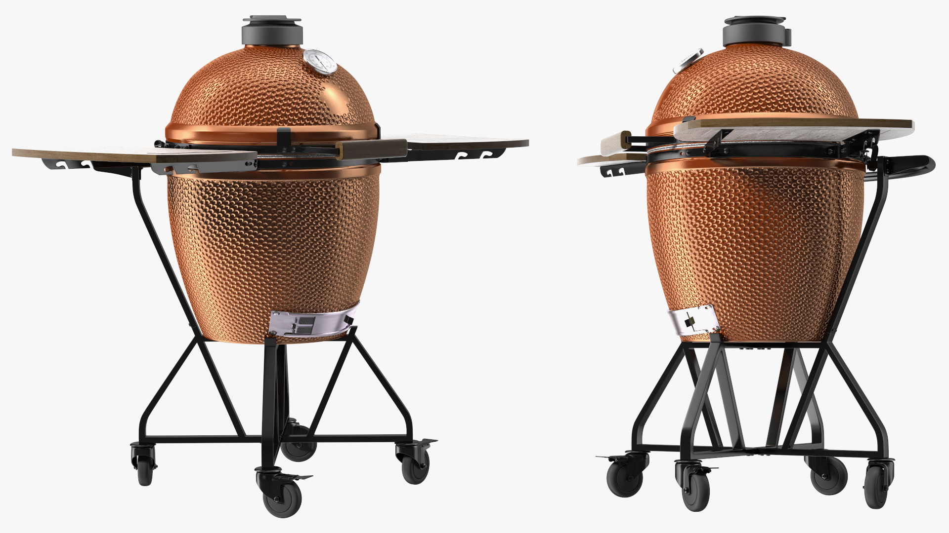 Kamado Style Bbq Grill Closed 3D model